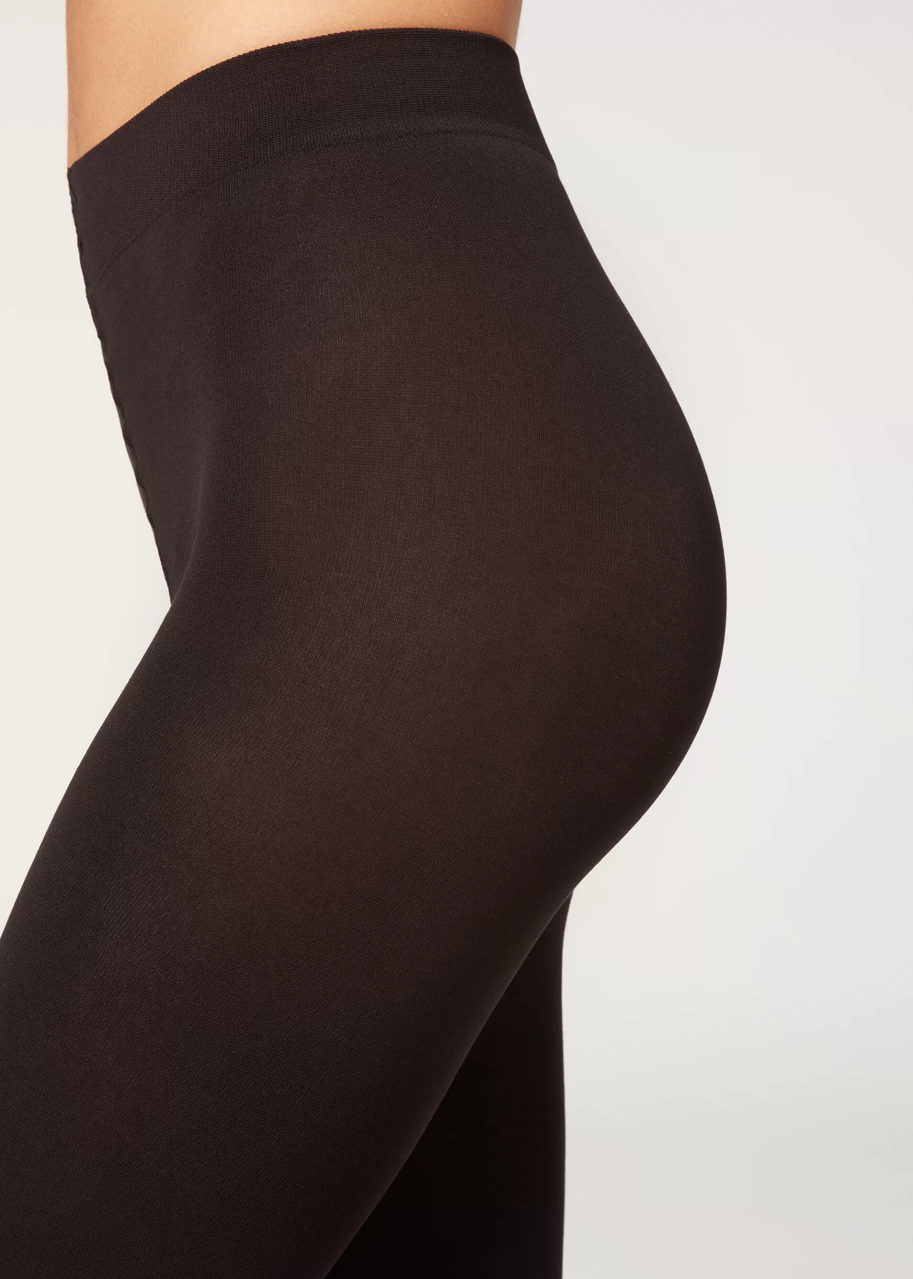 Discount 100 Denier Opaque Cotton And Microfibre Tights Women Opaque Tights