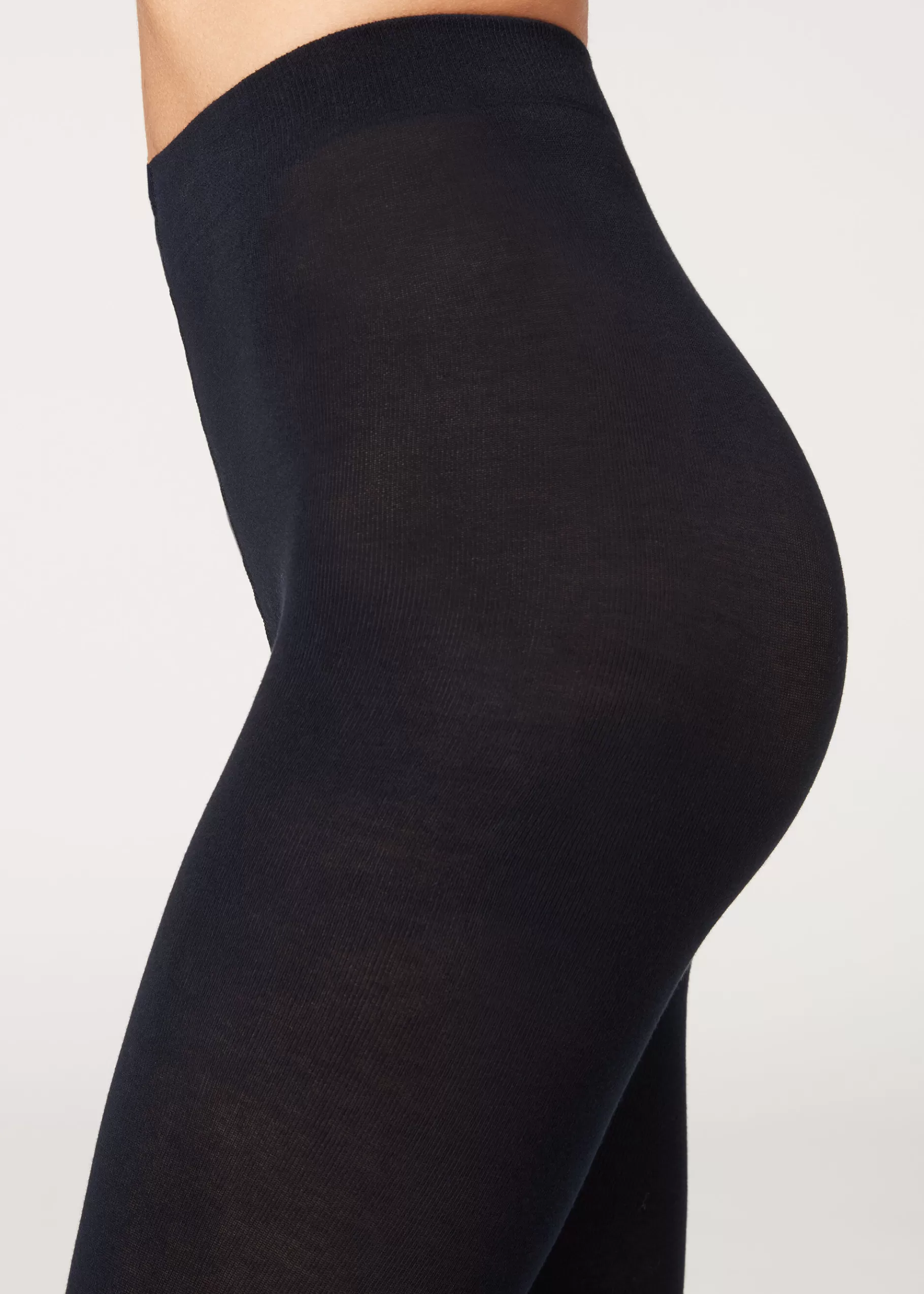 Hot 150 Denier Opaque Eco Cotton Tights Women Opaque Tights