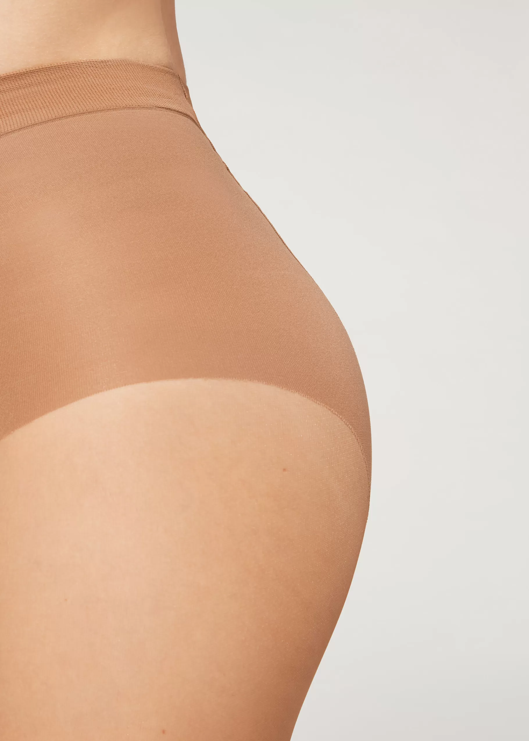 Hot 15 Denier Control Top Tights Women Sheer Tights