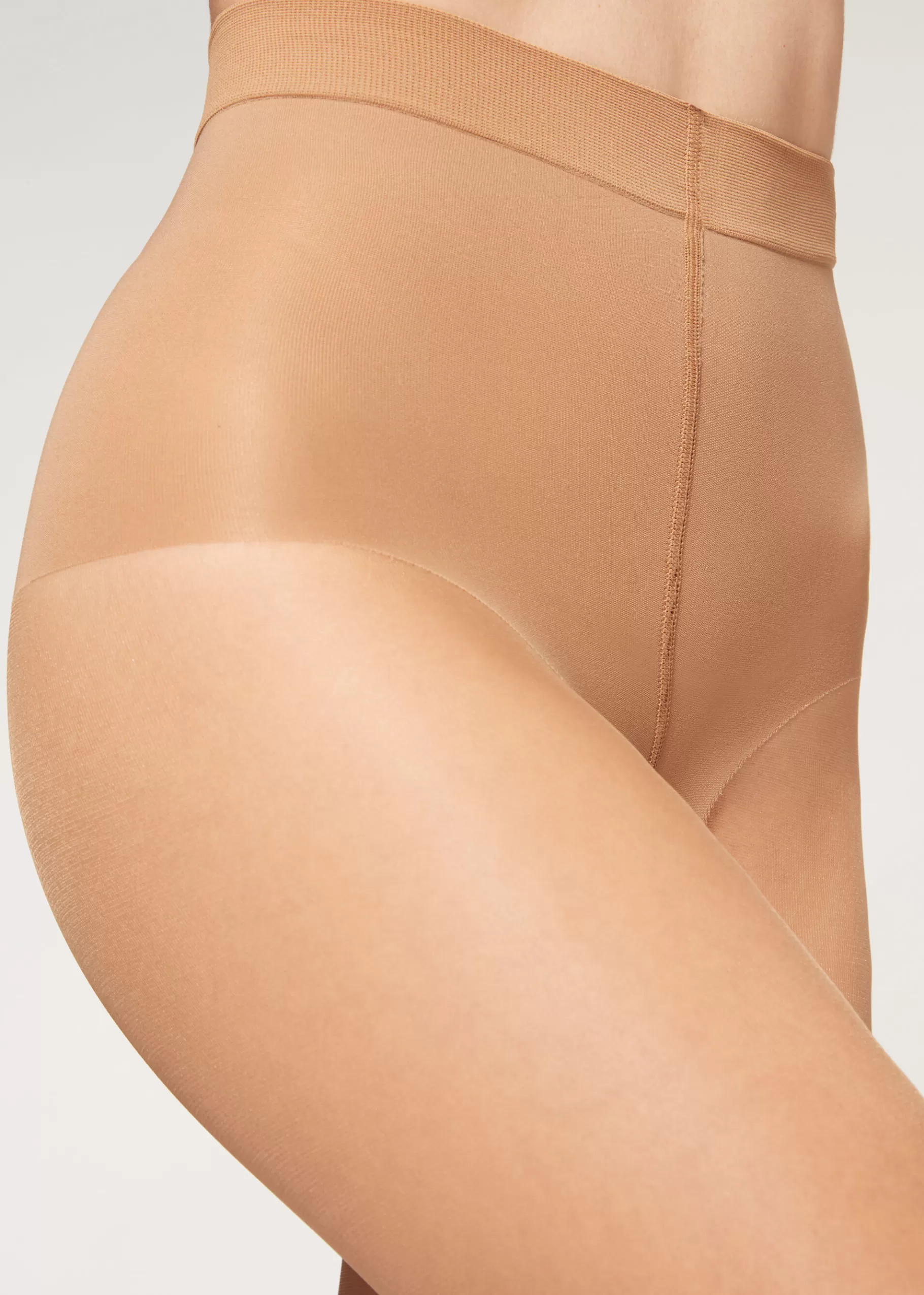 New 15 Denier Control Top Tights Women Sheer Tights