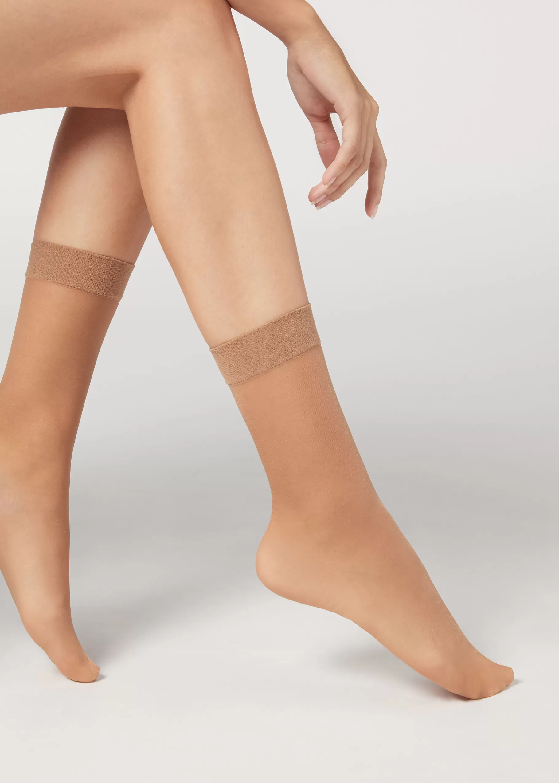 Best Sale 20 Denier 3/4 Length Sheer Socks Women Sheer Socks