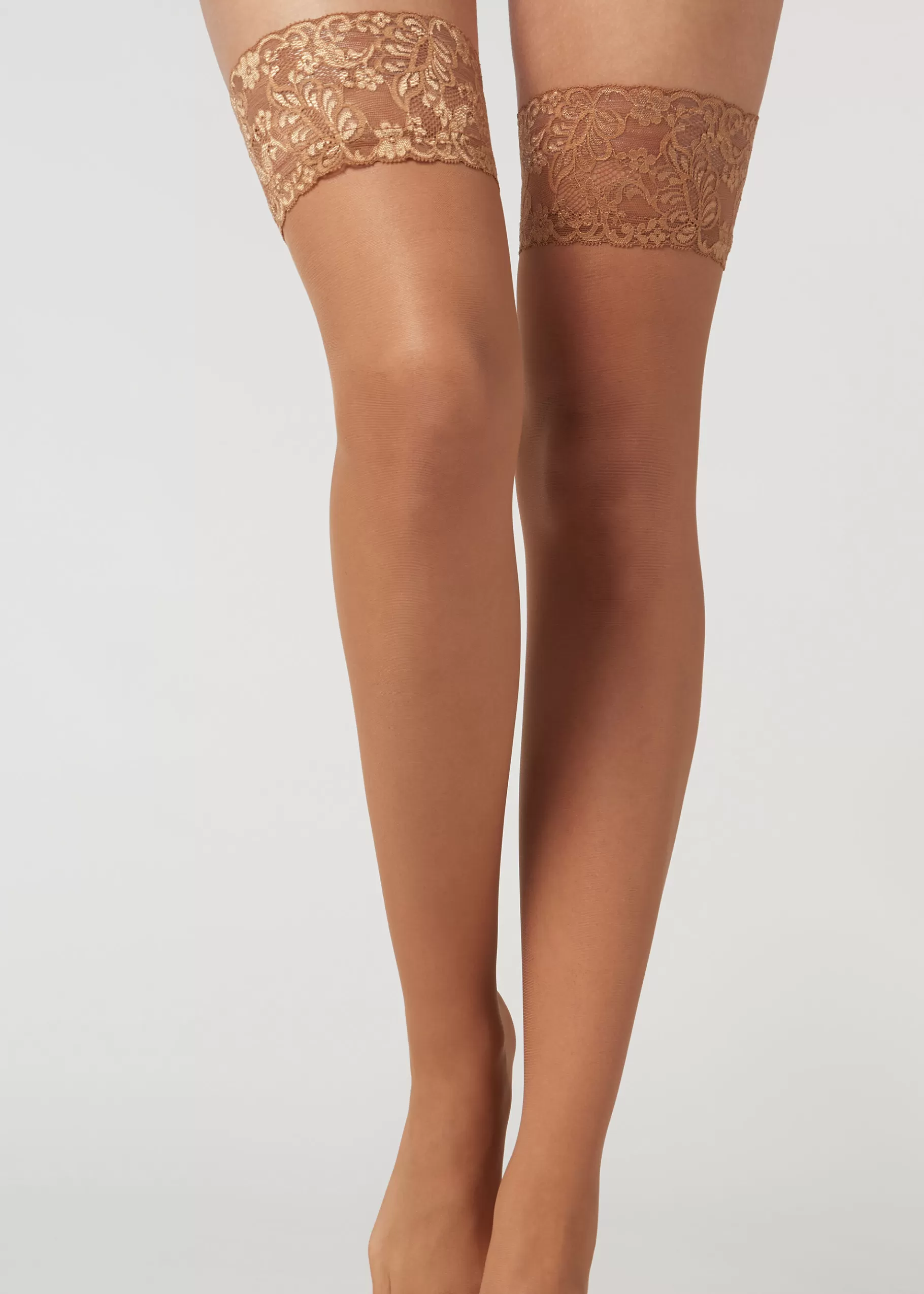 Cheap 20 Denier Sheer Hold-Ups Women Stockings