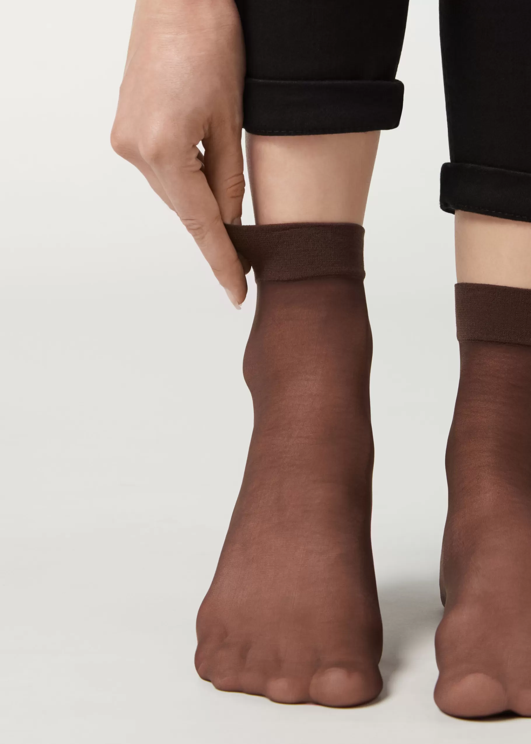 New 20 Denier Sheer Socks Women Short Socks
