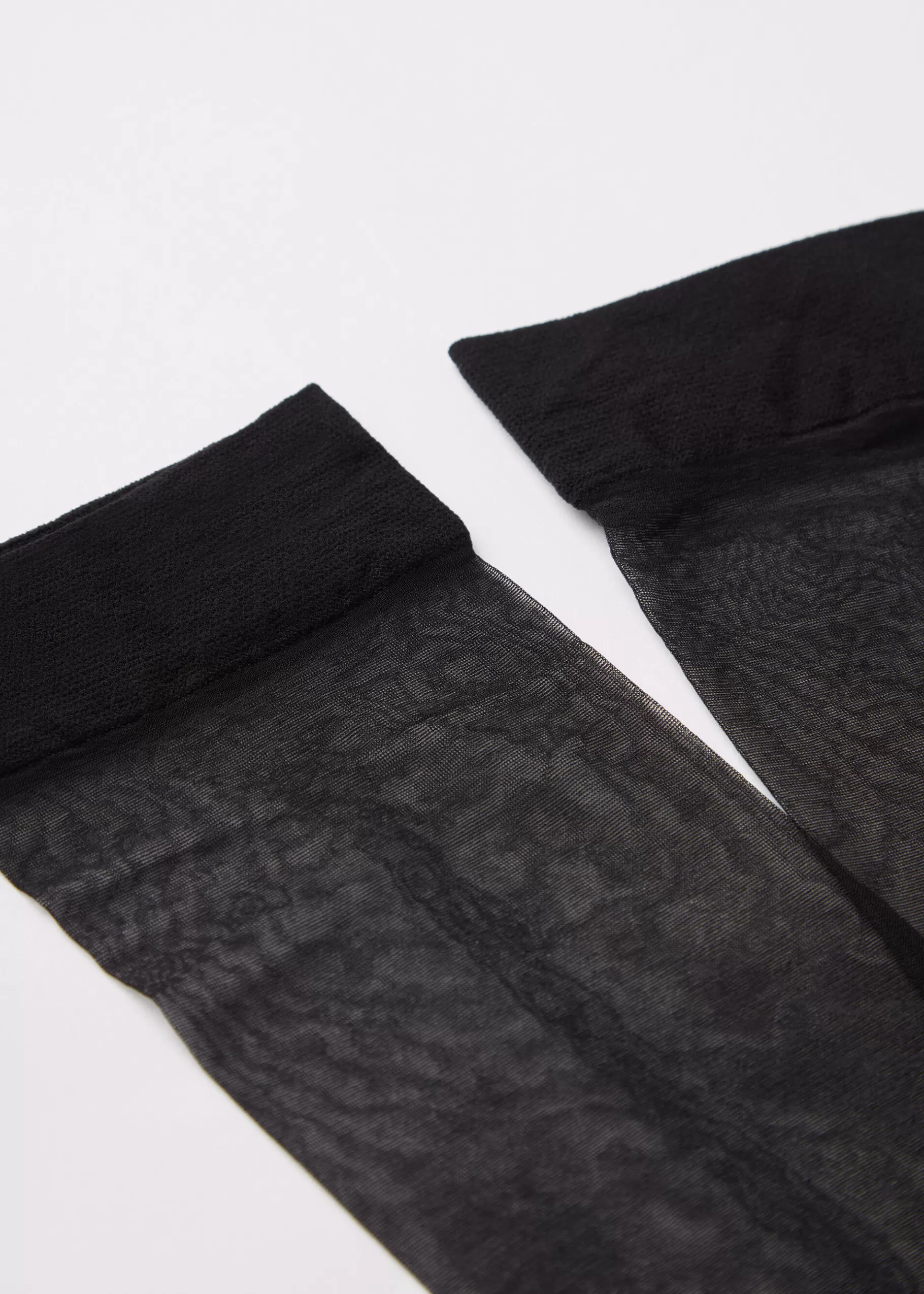 Shop 8 Denier Sheer Comfort Cuff Knee-Highs Women Sheer Socks