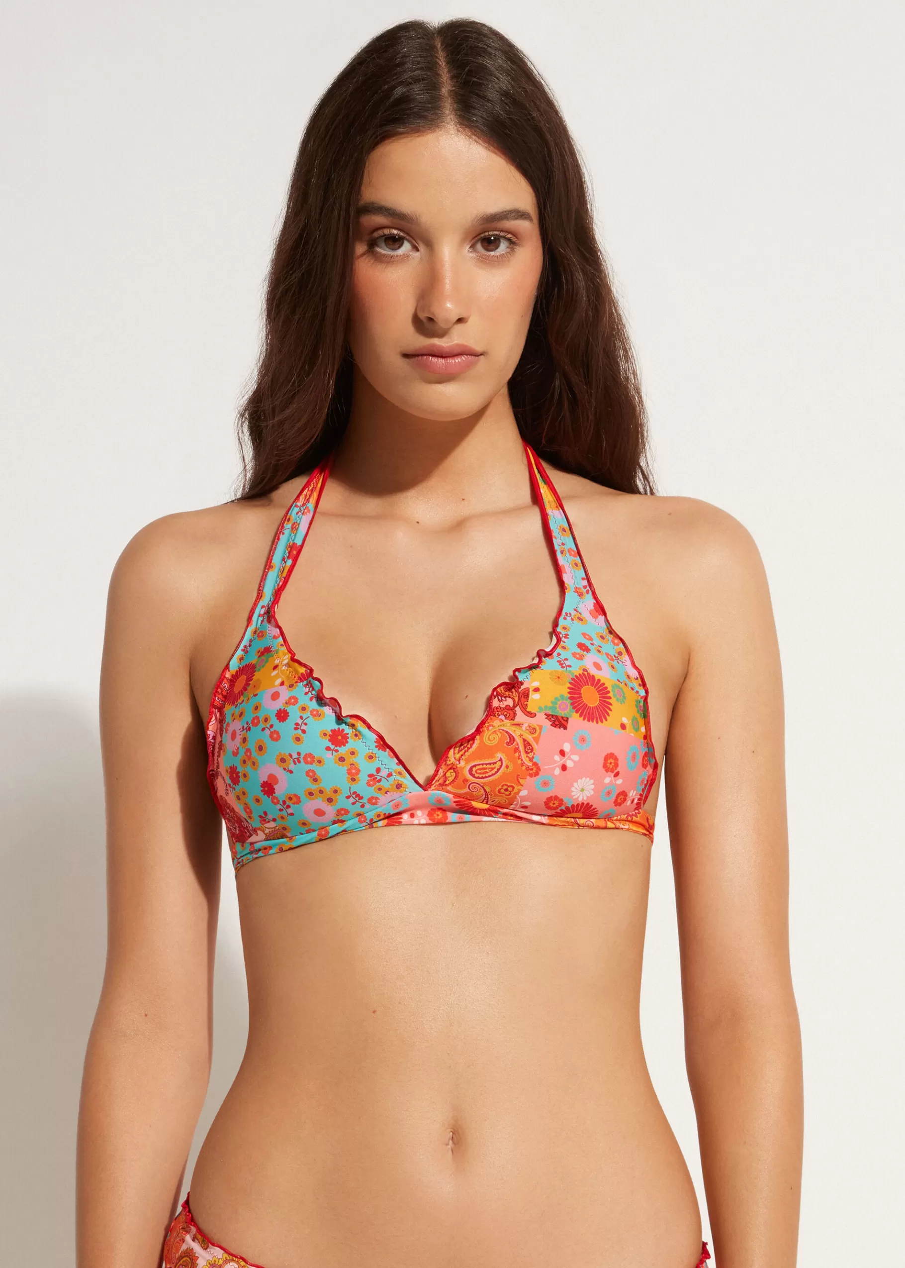 Outlet Alicante Graduated Padded Triangle Bikini Top Women Bikini