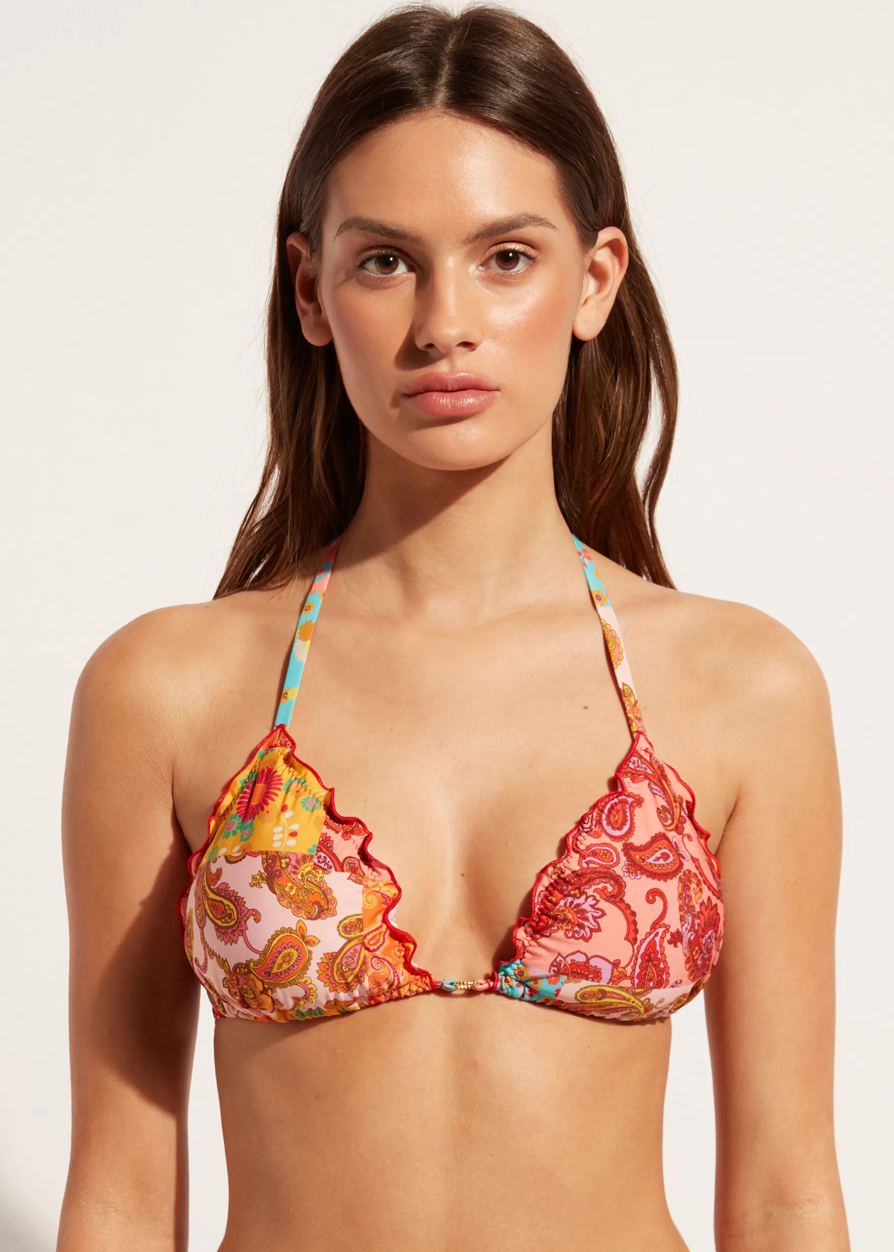 Best Sale Alicante Triangle Bikini Top With Removable Padding Women Bikini