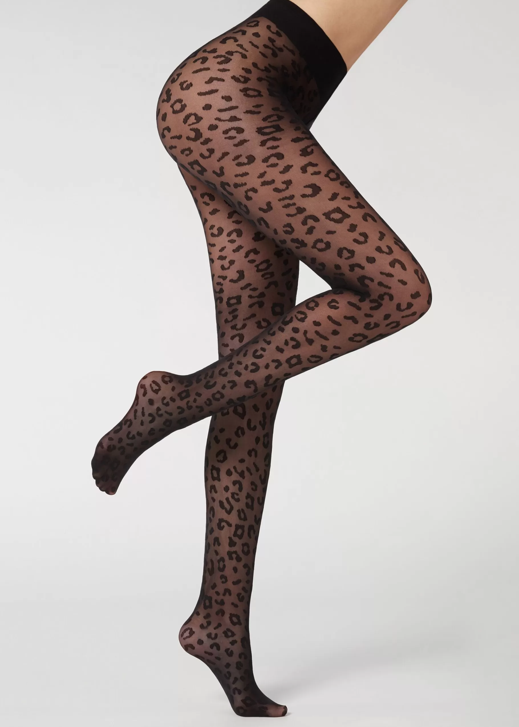 Cheap Animal Pattern 30 Denier Sheer Tights Women Patterned Tights