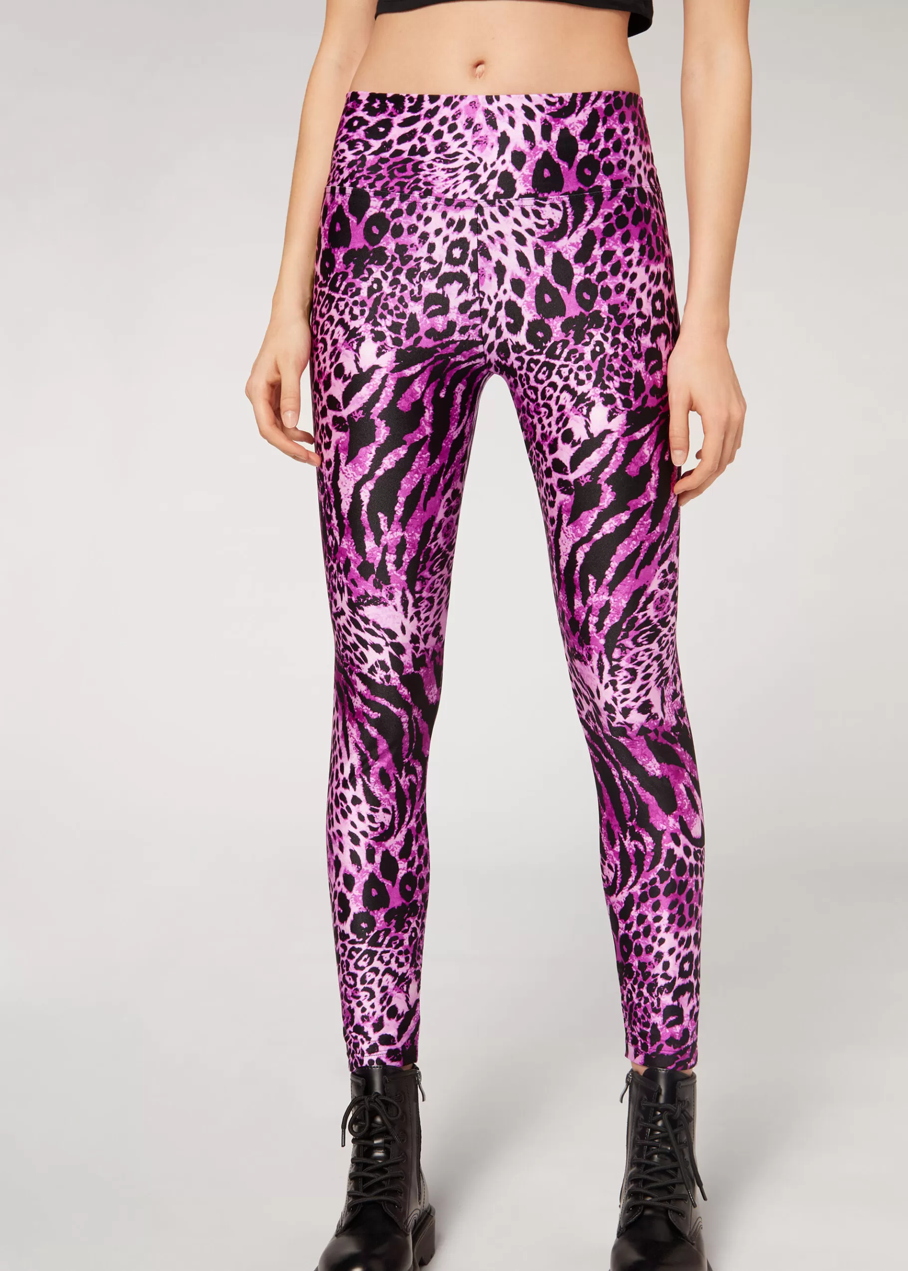 Outlet Animal Print Sport Shine Leggings Women Leggings