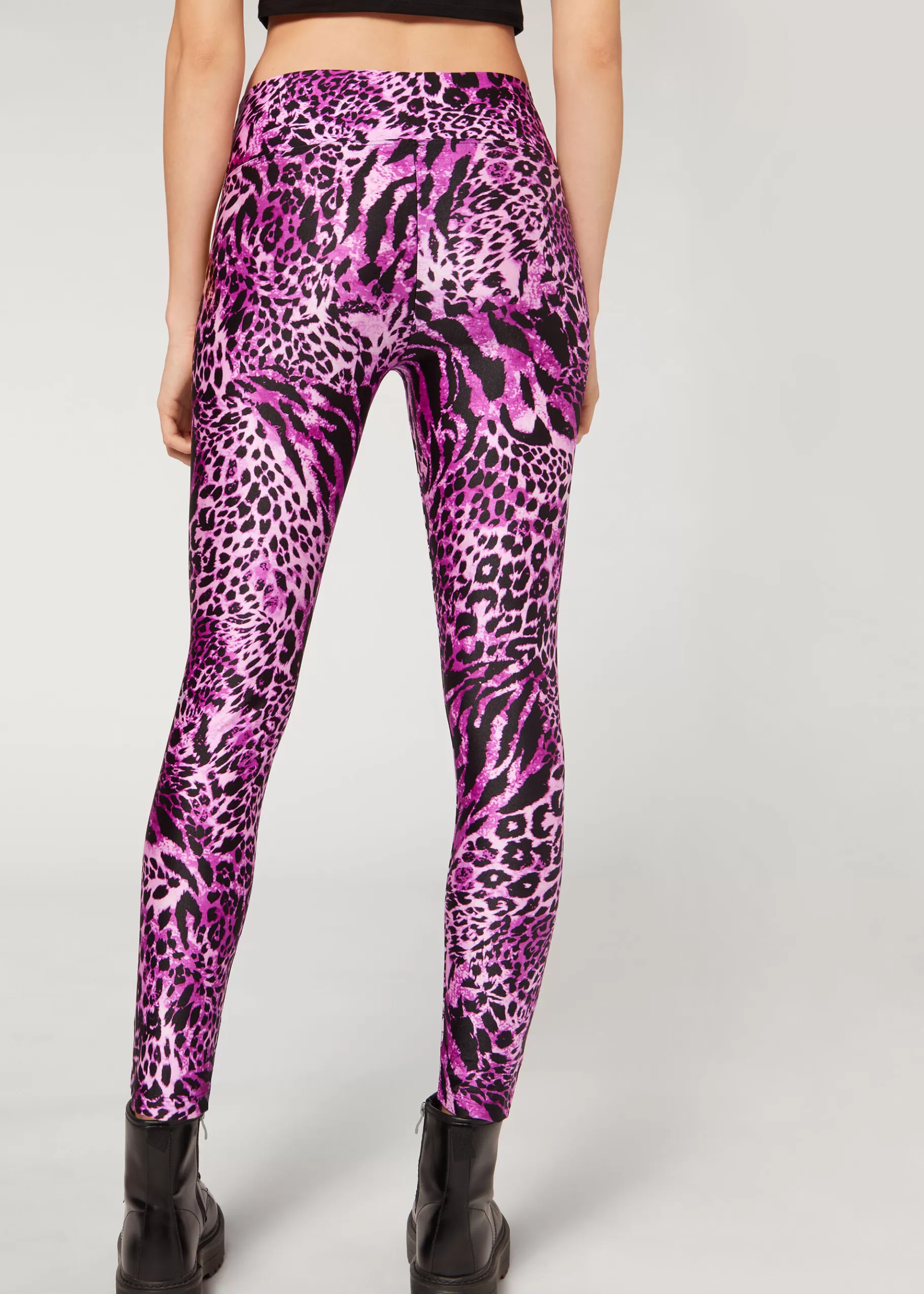Outlet Animal Print Sport Shine Leggings Women Leggings