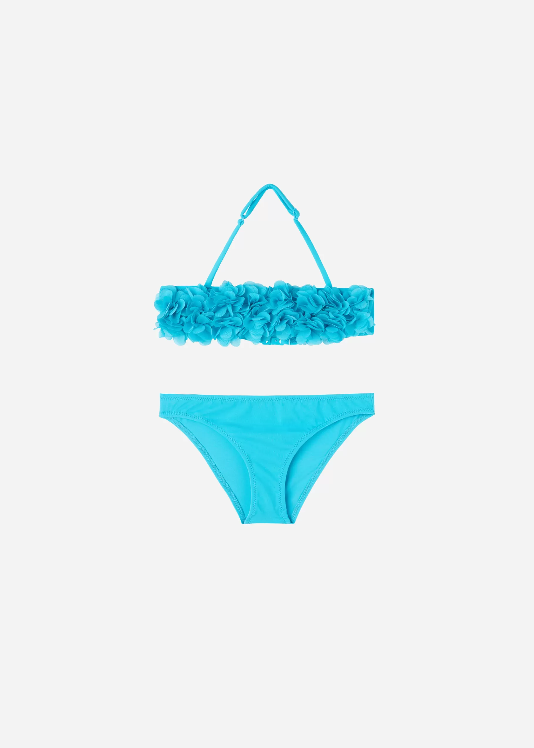 Flash Sale Bikini Crop Girls' Honolulu Kids Swimwear And Bikinis