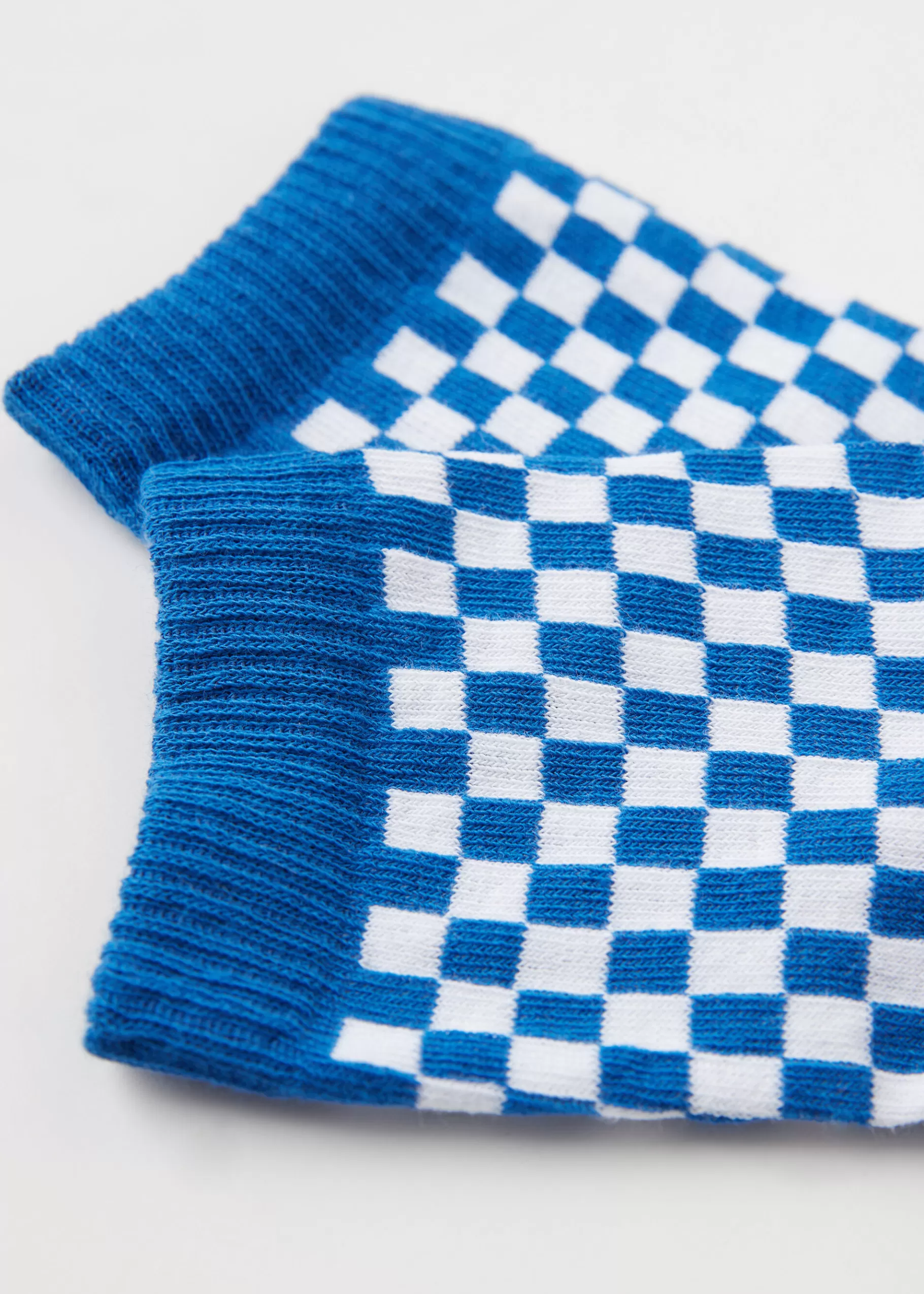 Store Check Pattern Short Socks Women Short Socks