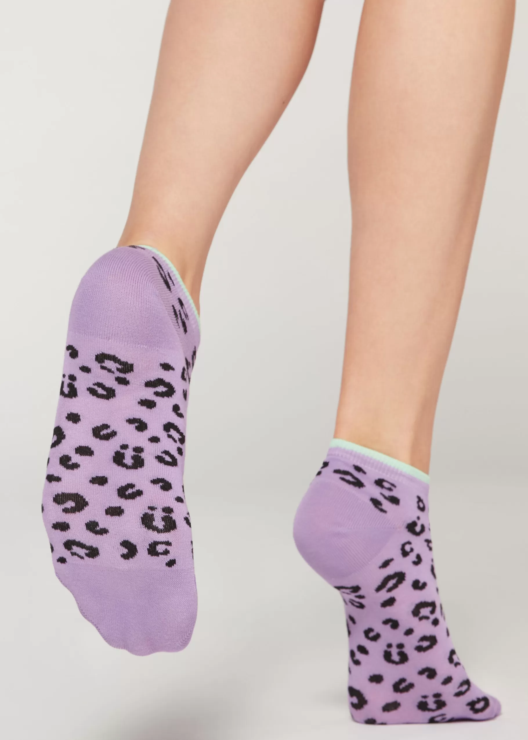 Cheap Check Print No-Show Socks Women No-Show