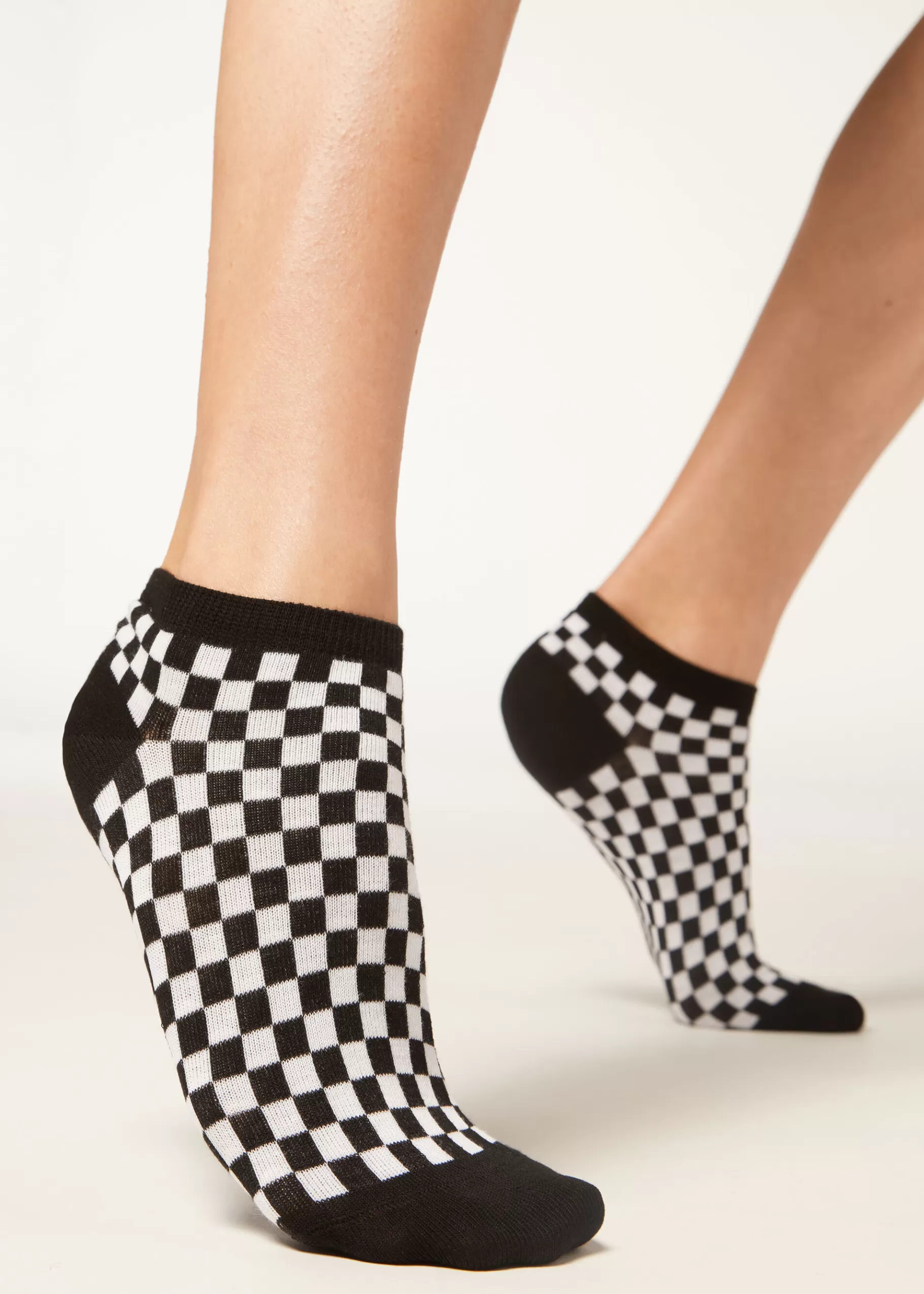 Store Check Print No-Show Socks Women No-Show