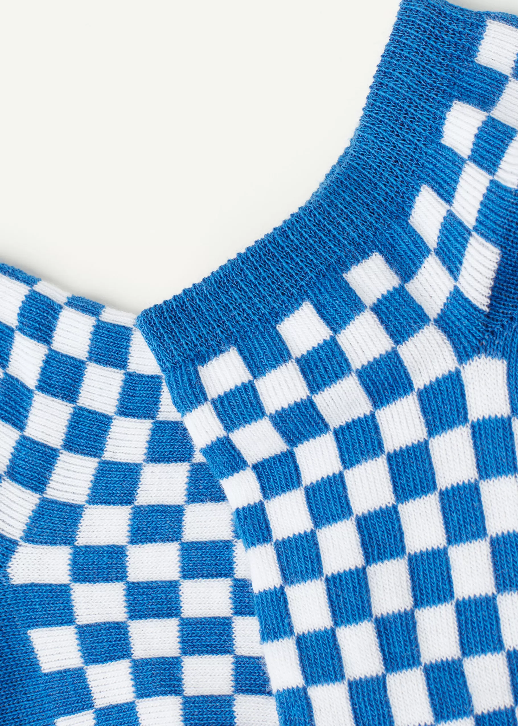 Cheap Check Print No-Show Socks Women No-Show