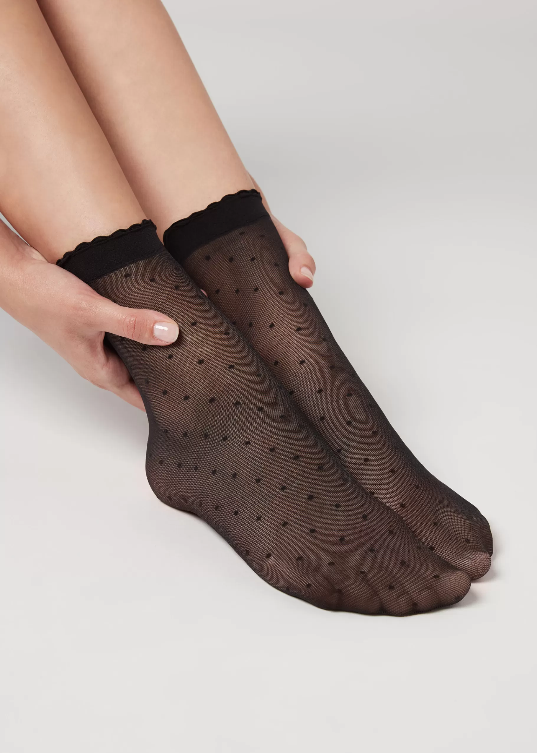 Shop Classic Patterned Socks Women Short Socks