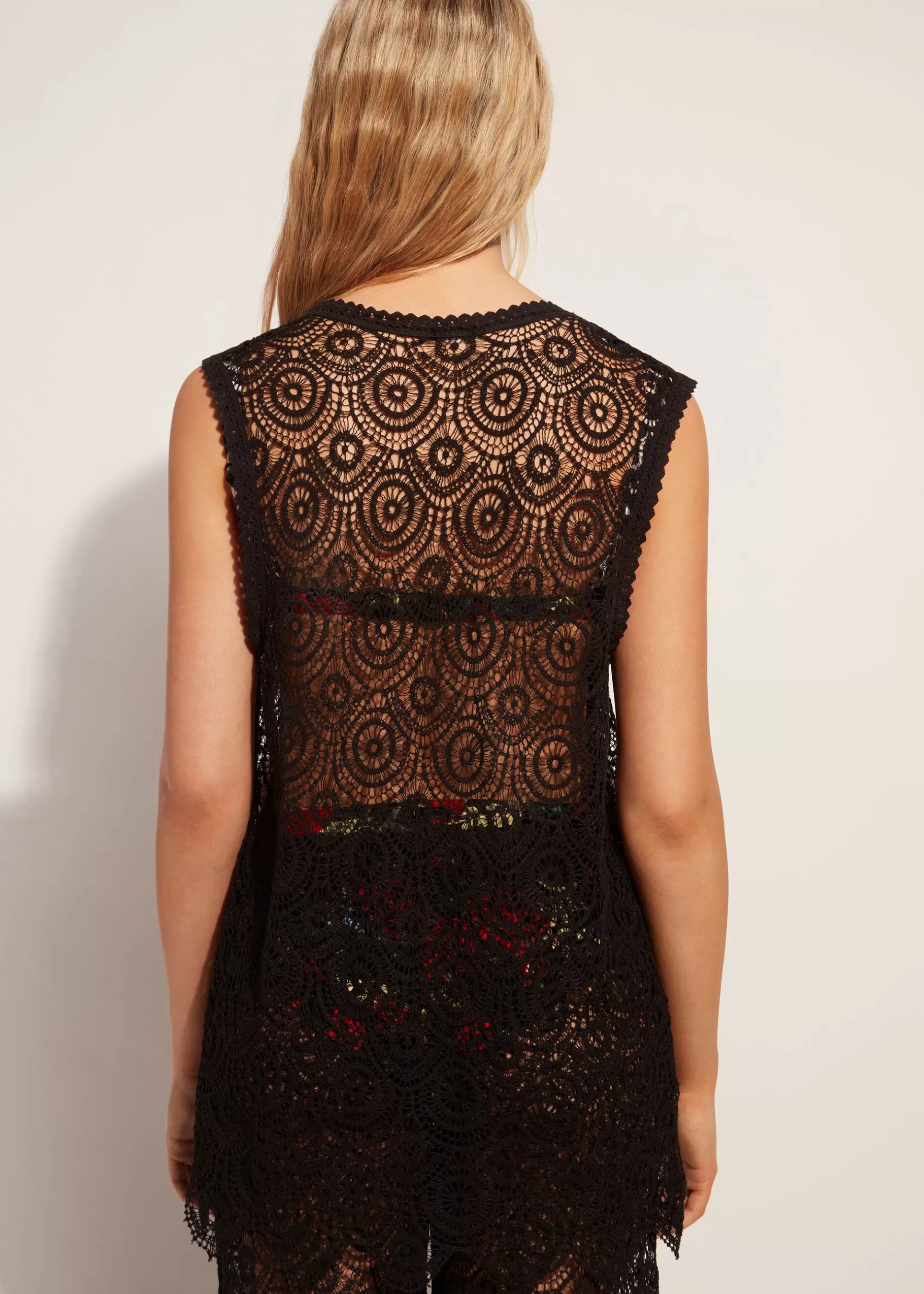 Flash Sale Crochet Gilet Women Beachwear