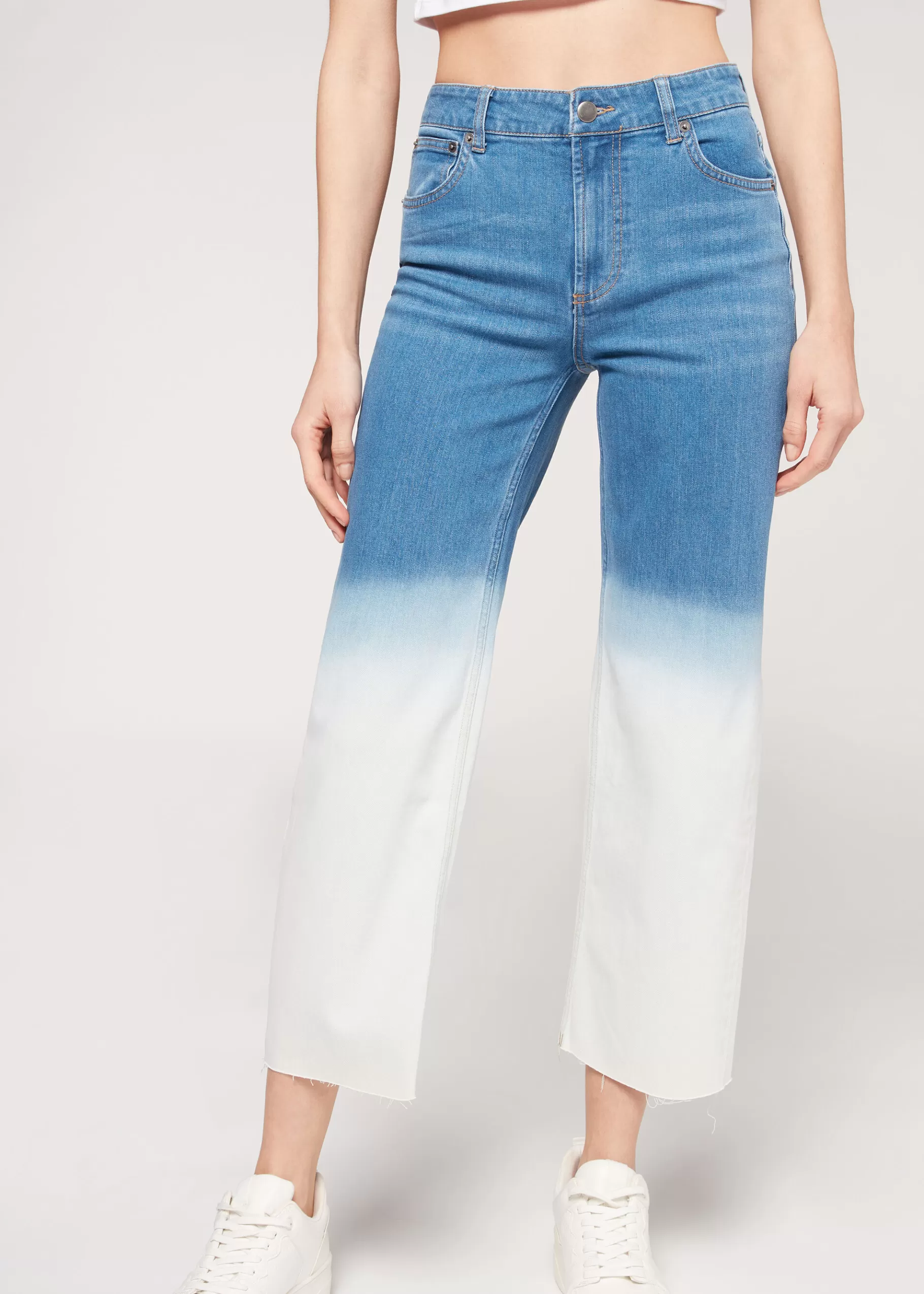 Online Cropped Straight Jeans Women Trousers