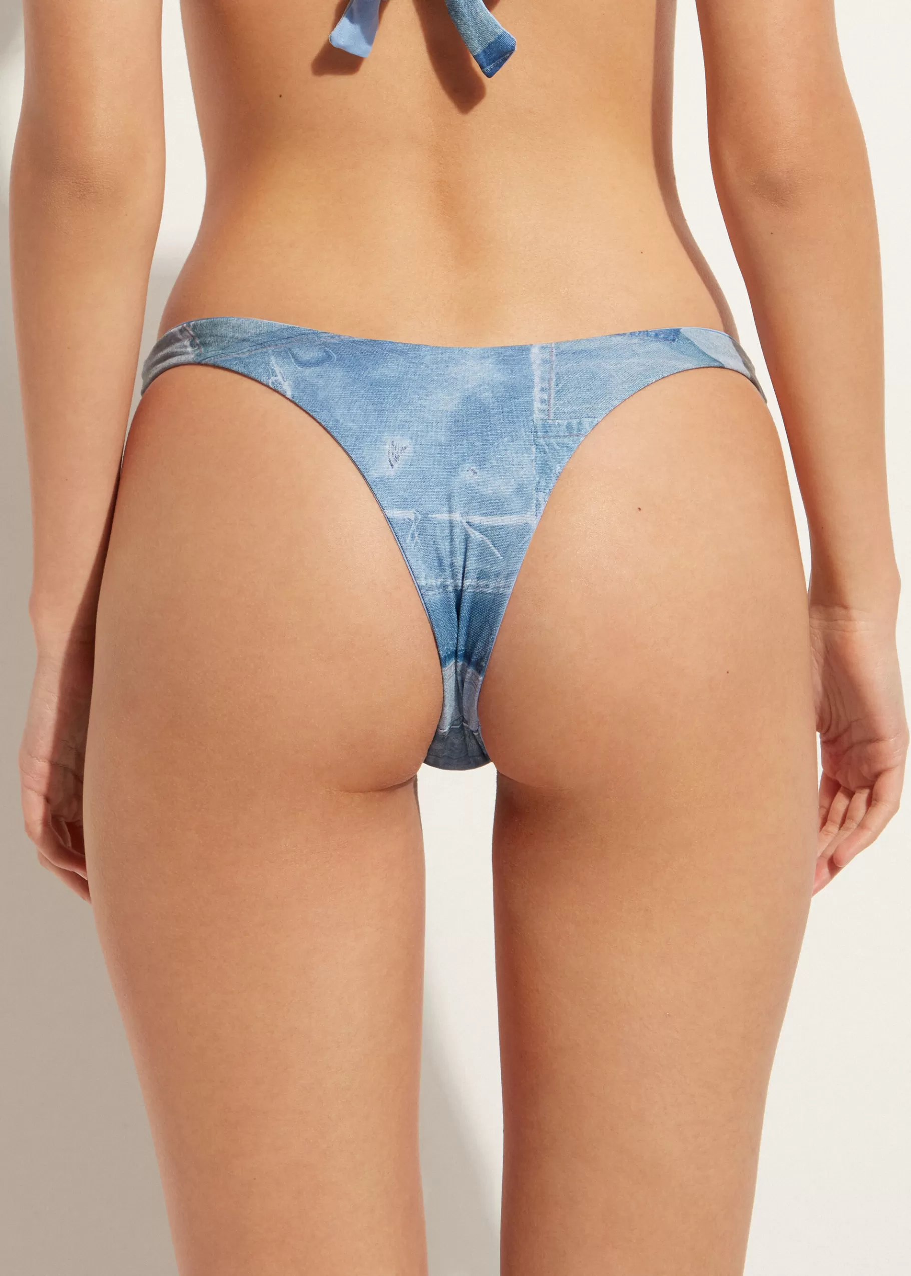 Store Denim High-Leg Brazilian Bikini Bottoms Ibiza Women Bikini