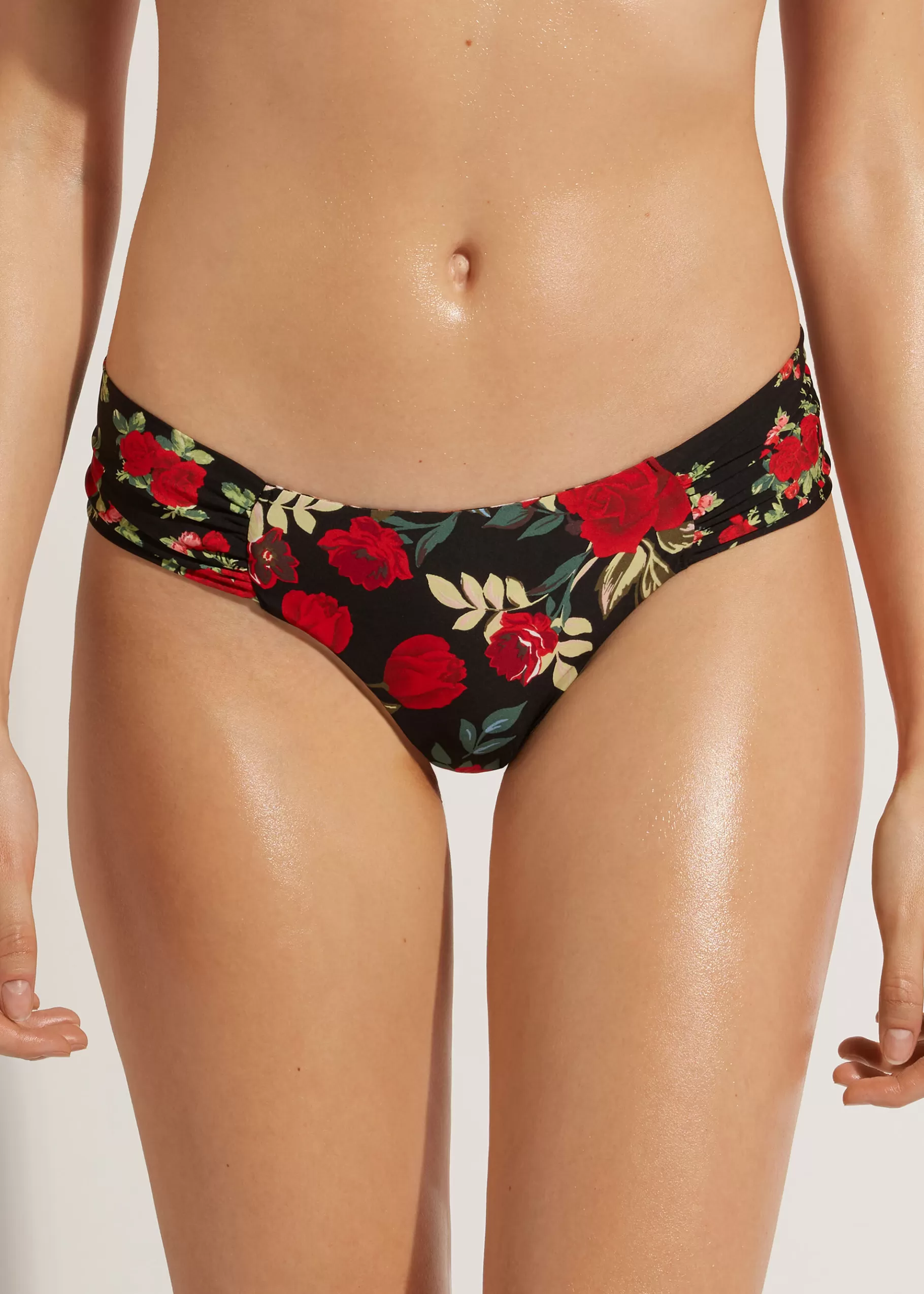 Online Double Face Ruched Brazilian Bikini Bottoms Nizza Women Bikini