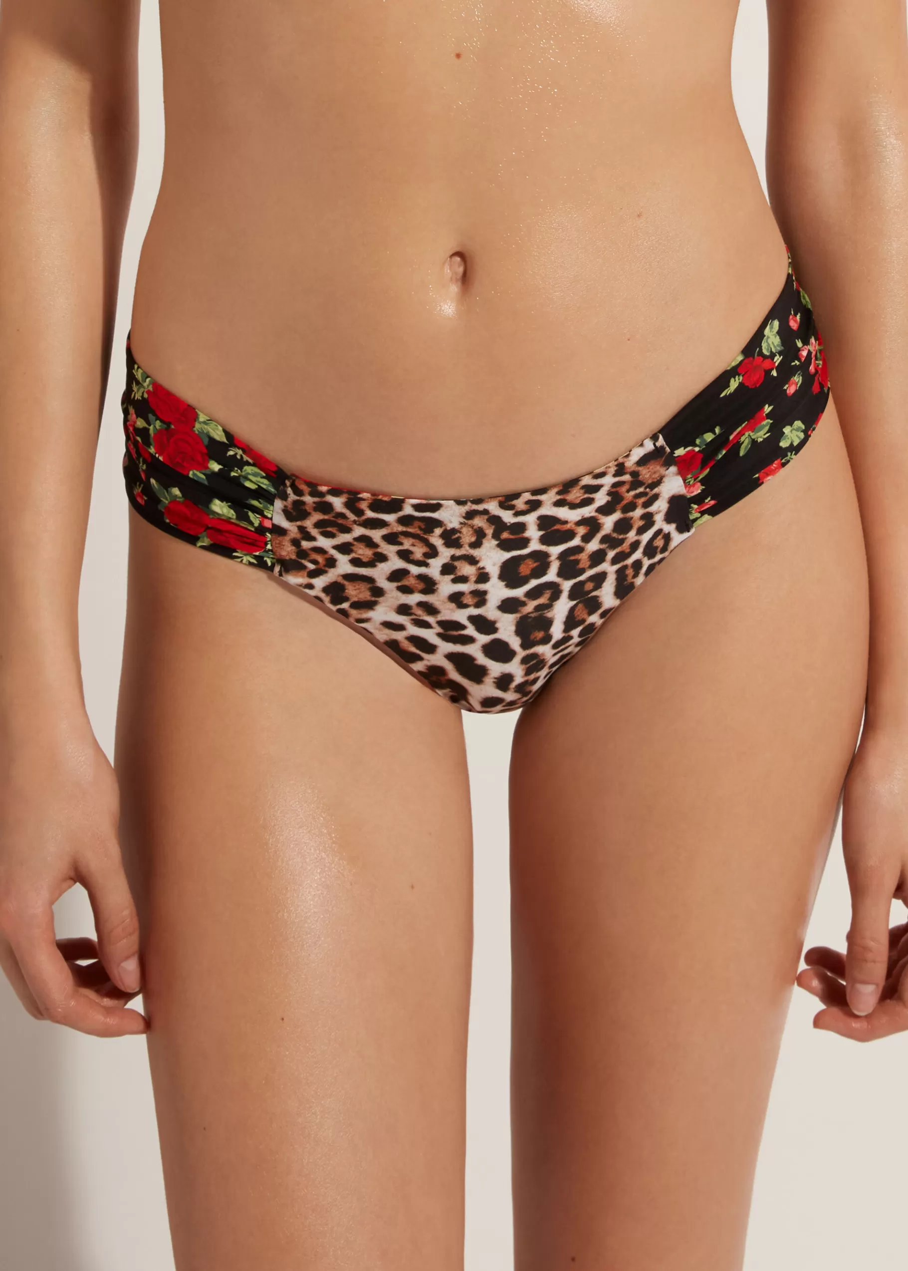 Online Double Face Ruched Brazilian Bikini Bottoms Nizza Women Bikini