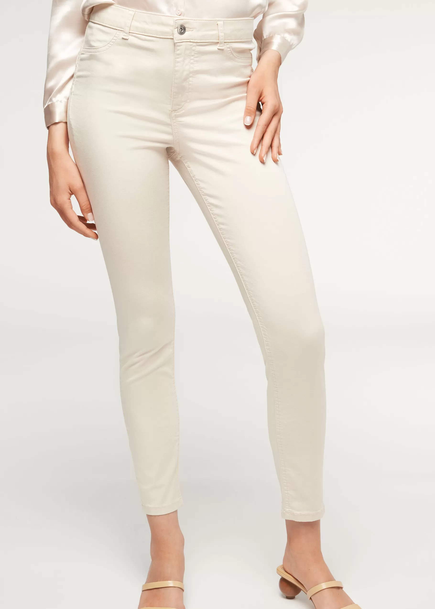 Fashion Eco Light Denim Push Up Jeans Women Jeans