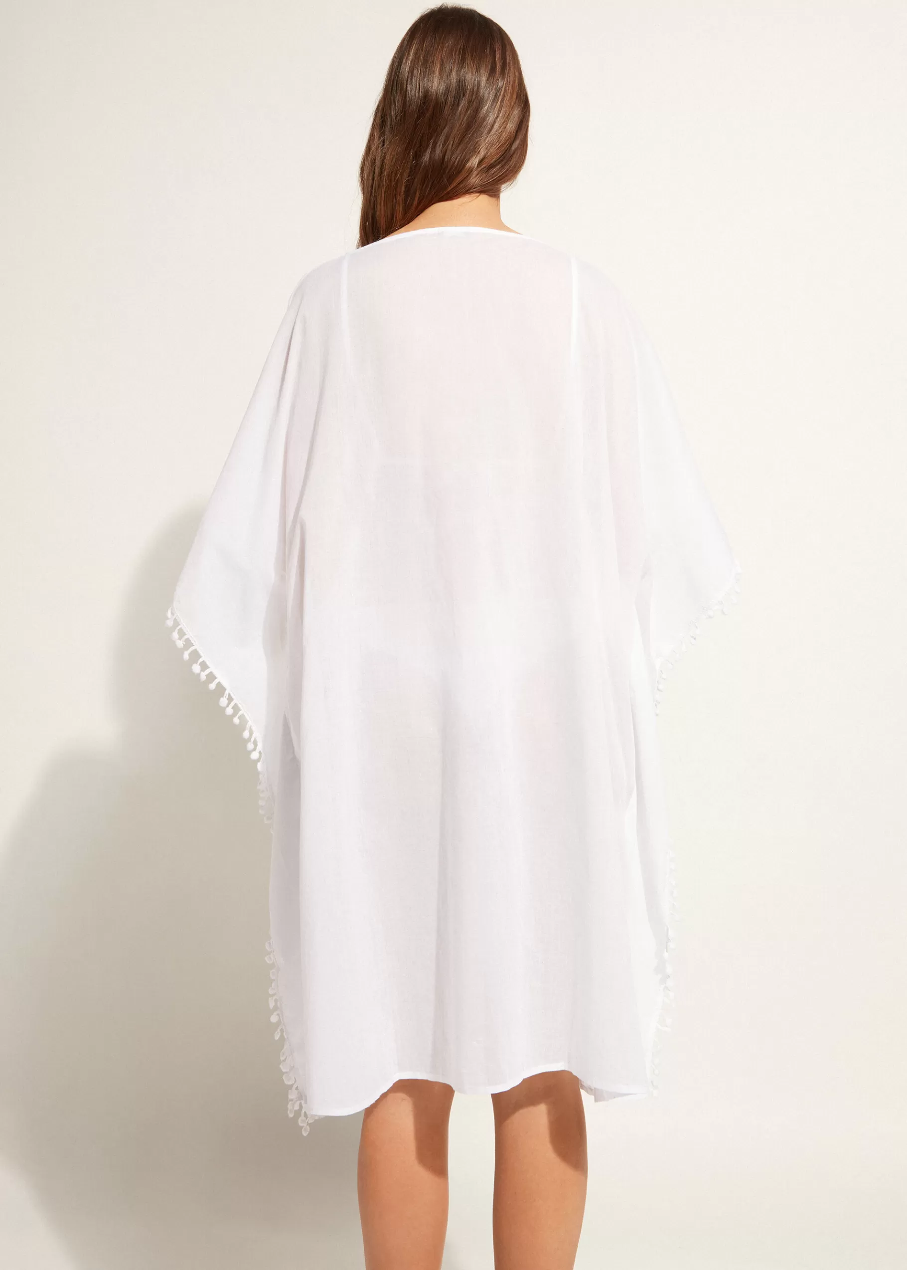 Cheap Embroidery And Passementerie Kimono Kaftan Women Beachwear