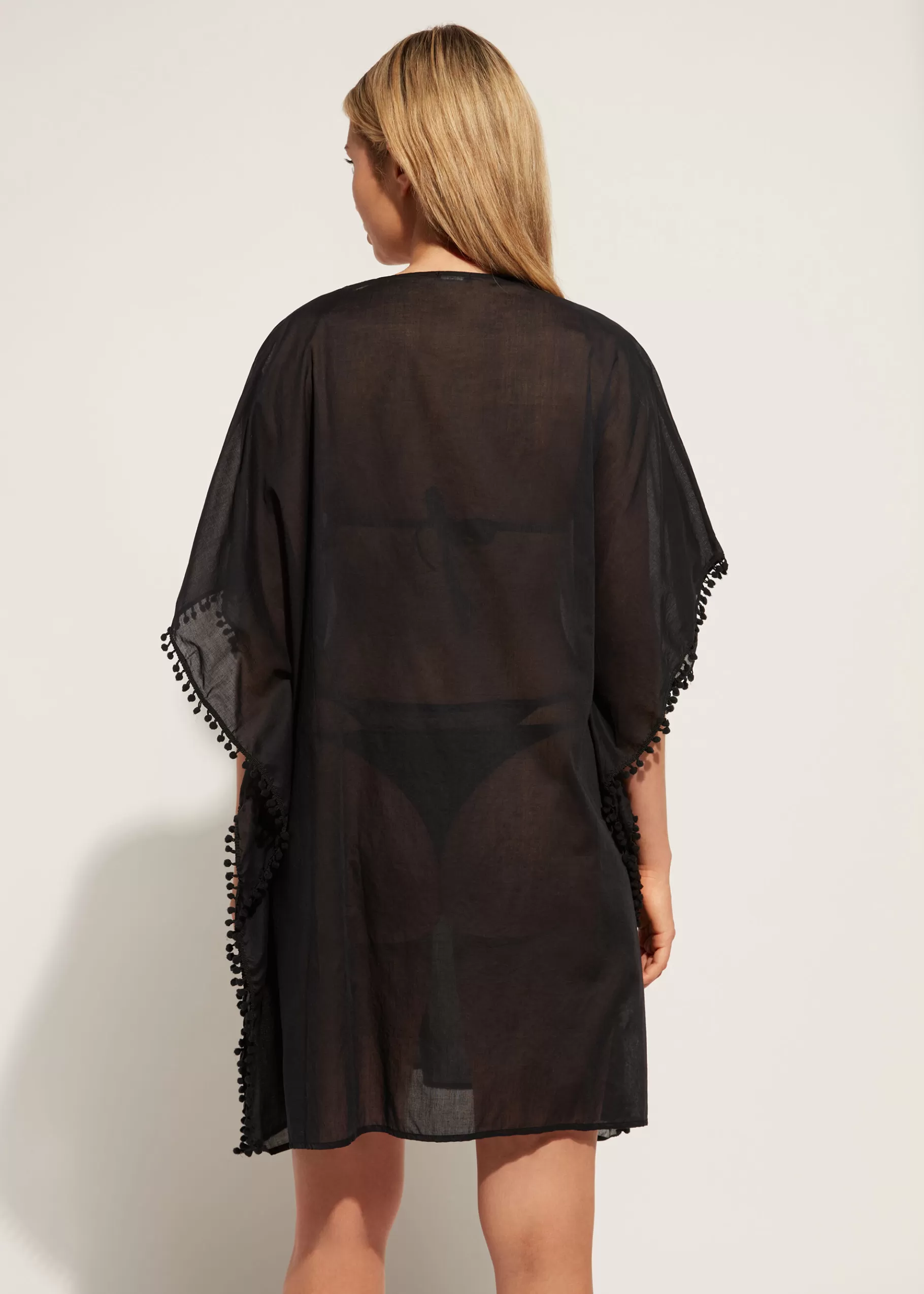 Best Embroidery And Passementerie Kimono Kaftan Women Beachwear