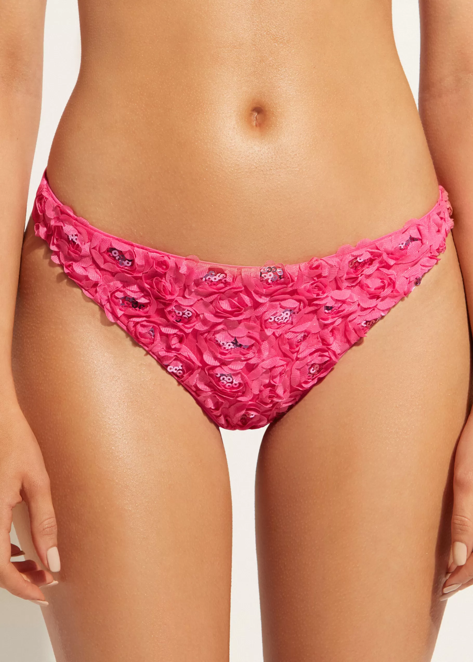 Cheap Floral Brazilian Bikini Bottoms Parigi Women Bikini