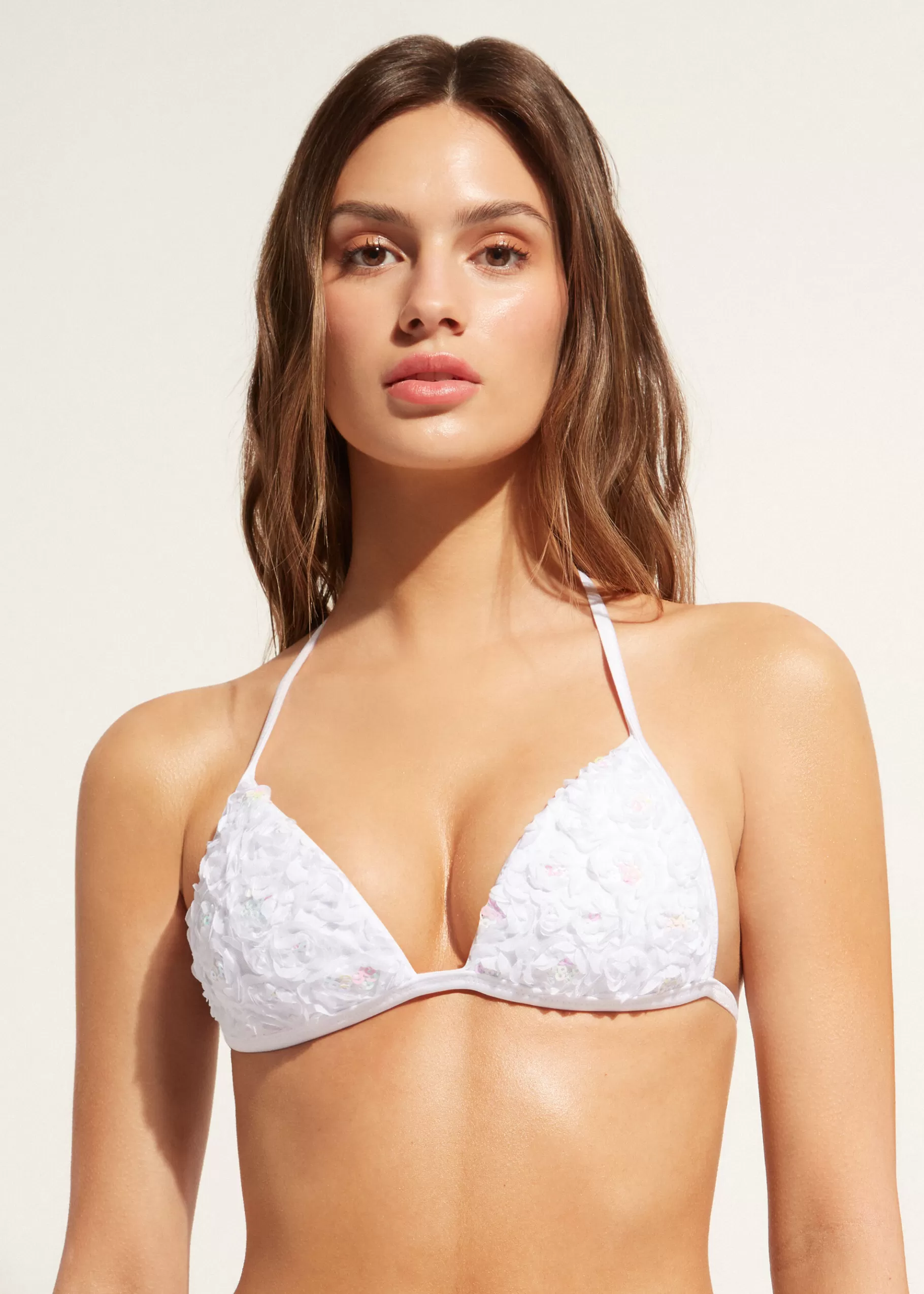 Flash Sale Floral Graduated Padded Triangle Bikini Top Parigi Women Bikini