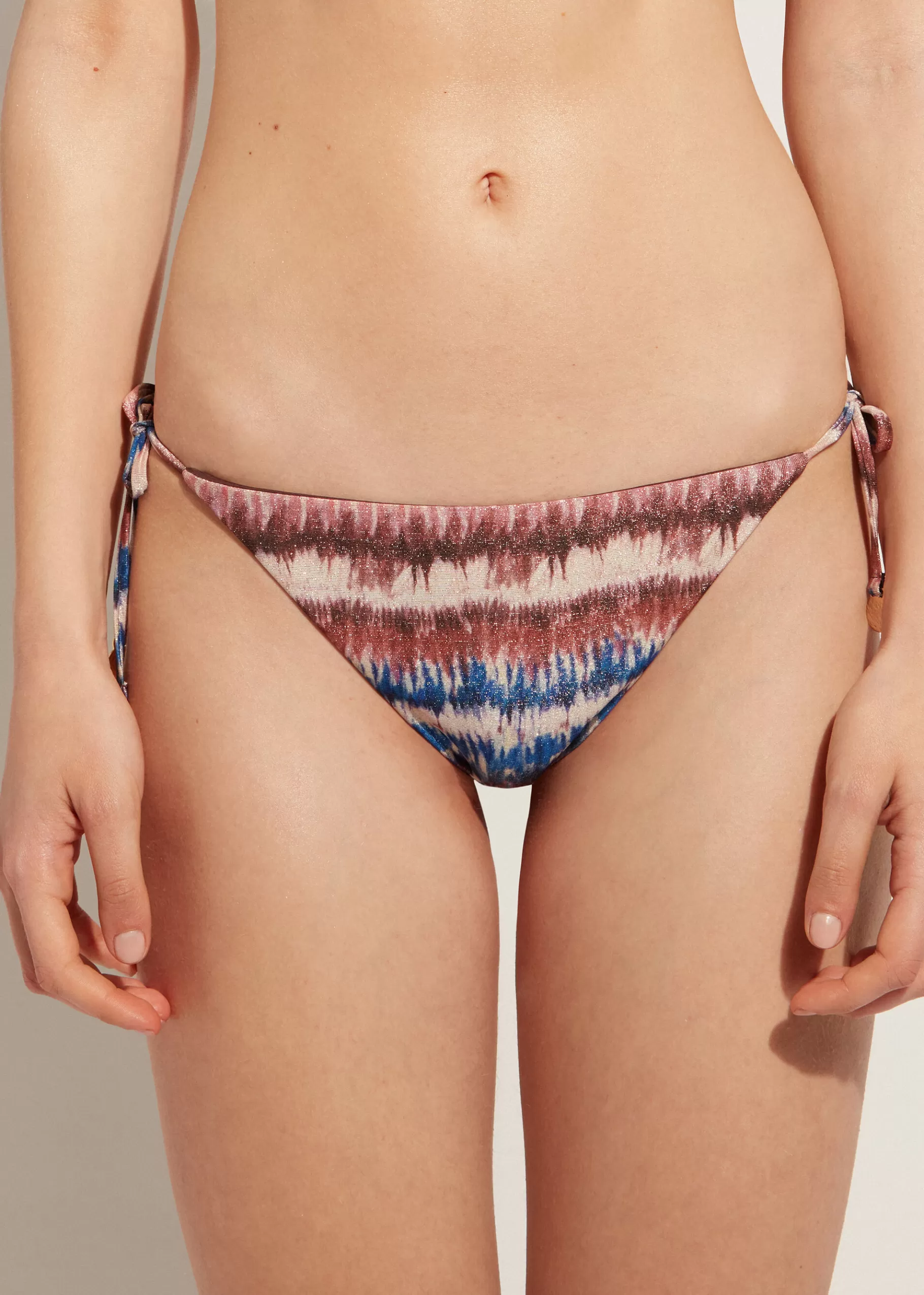Hot Formentera Tie-Dye Bow Bikini Bottoms Women Bikini