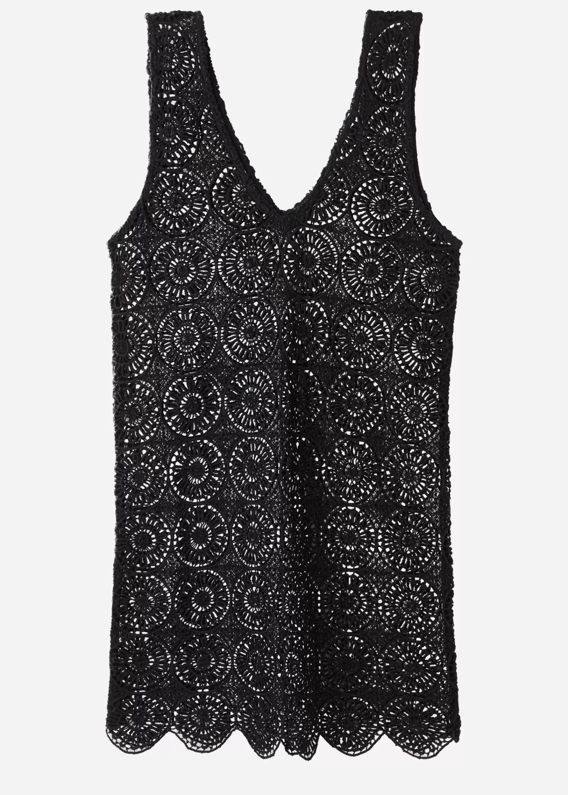 Flash Sale Geometric Crochet Dress Women Beachwear