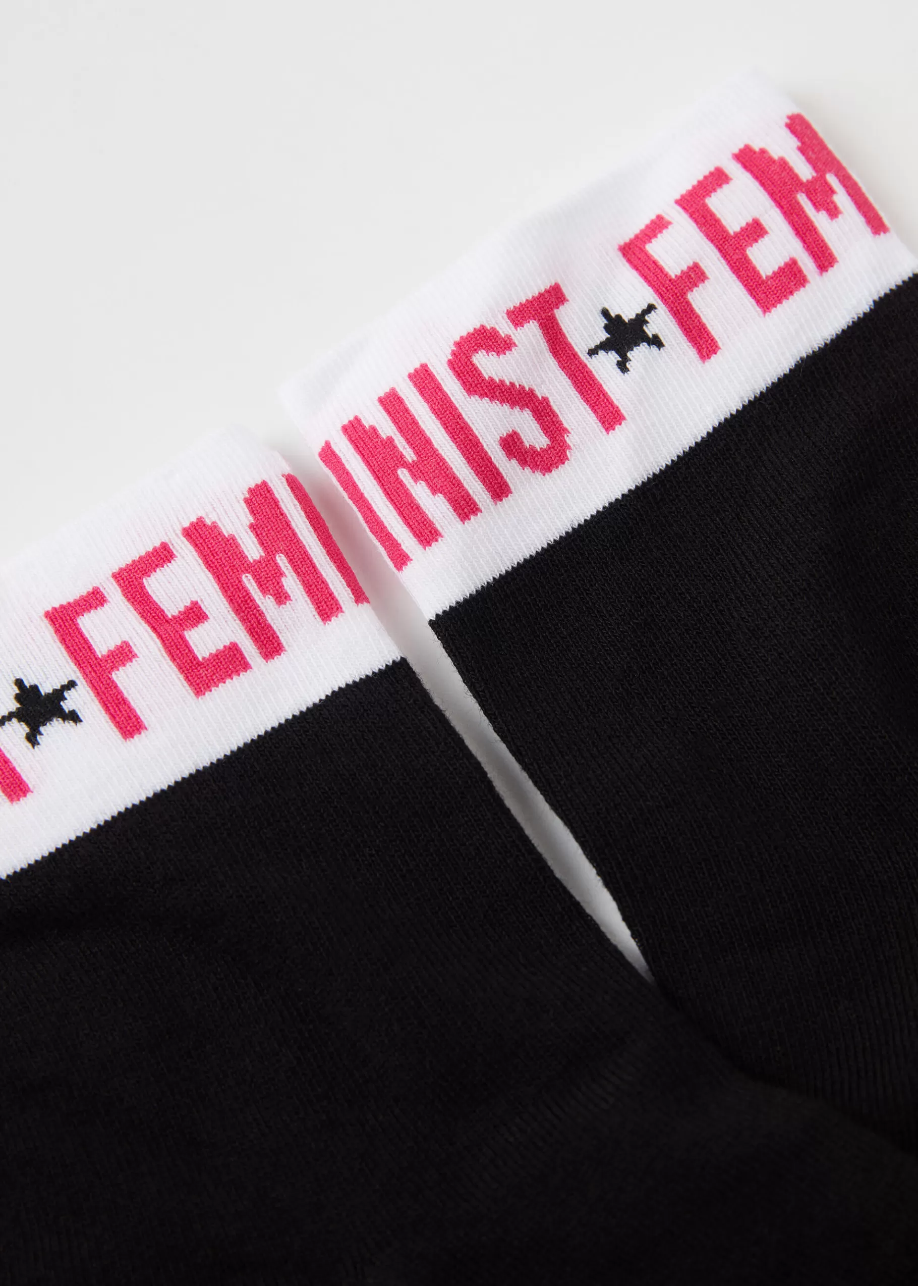 Sale Girl Power Print Short Socks Women Short Socks