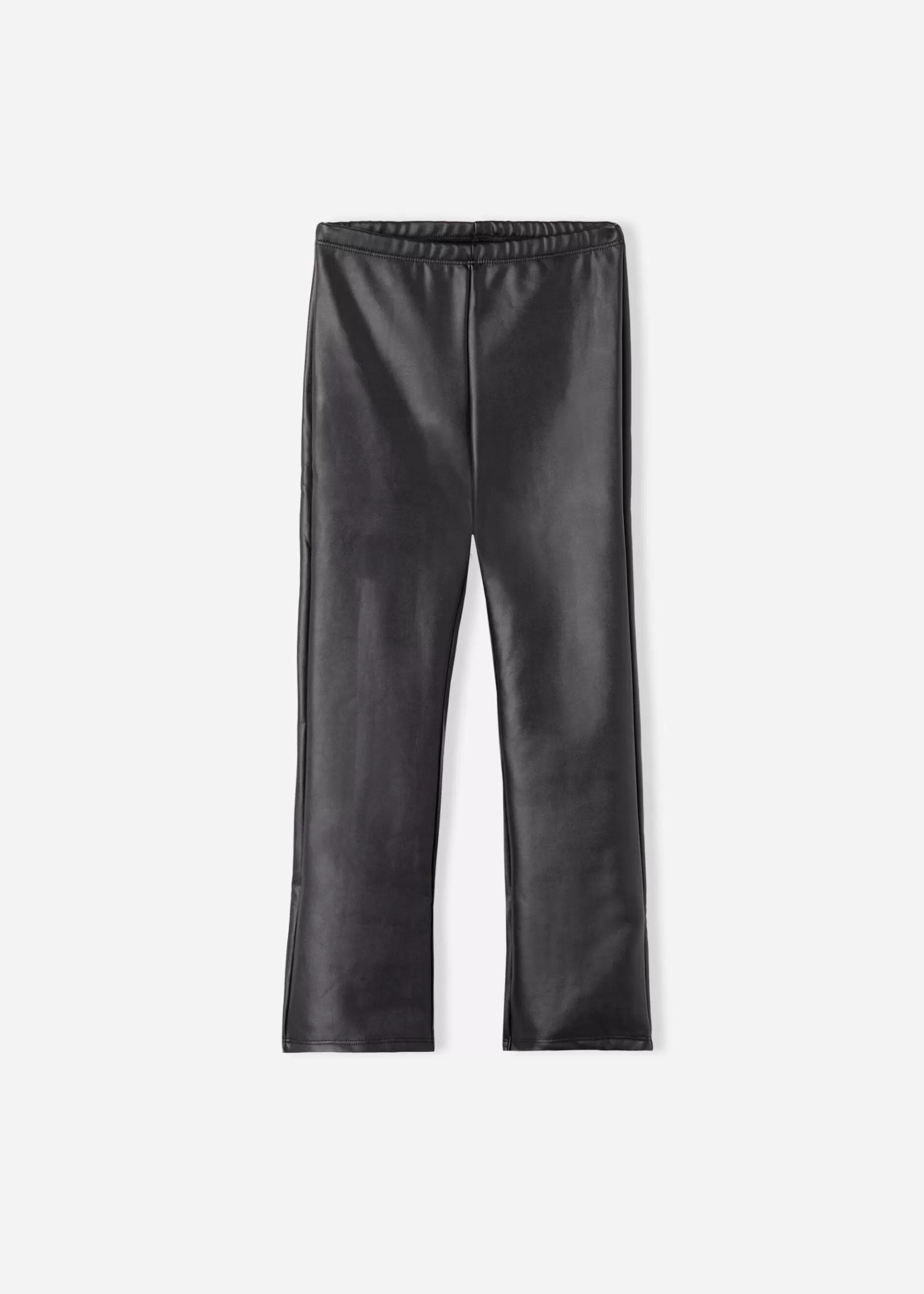 Store Girls' Coated-Effect Miniflare Thermal Leggings Kids Leggings