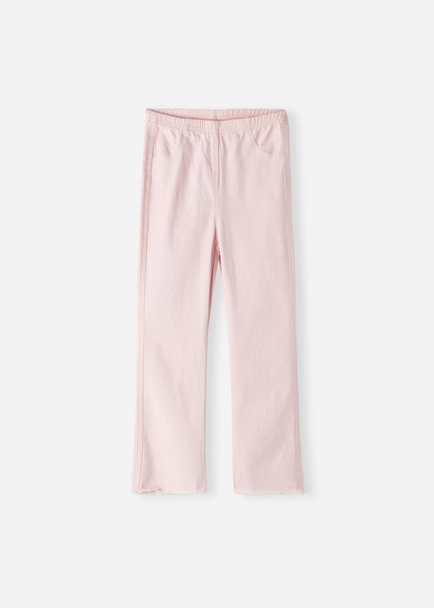 Outlet Girls' Cropped Flared Denim Leggings Kids Leggings