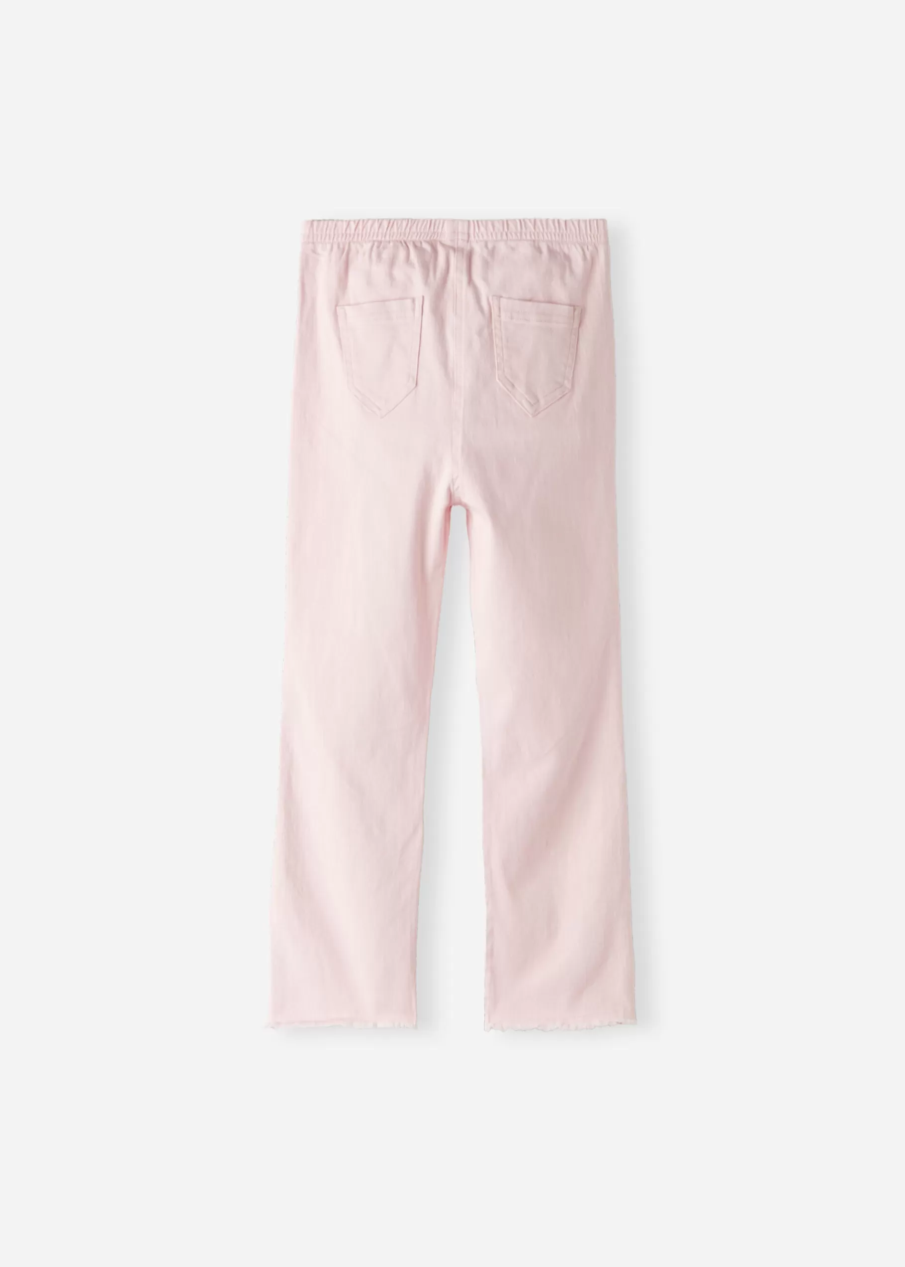 Outlet Girls' Cropped Flared Denim Leggings Kids Leggings