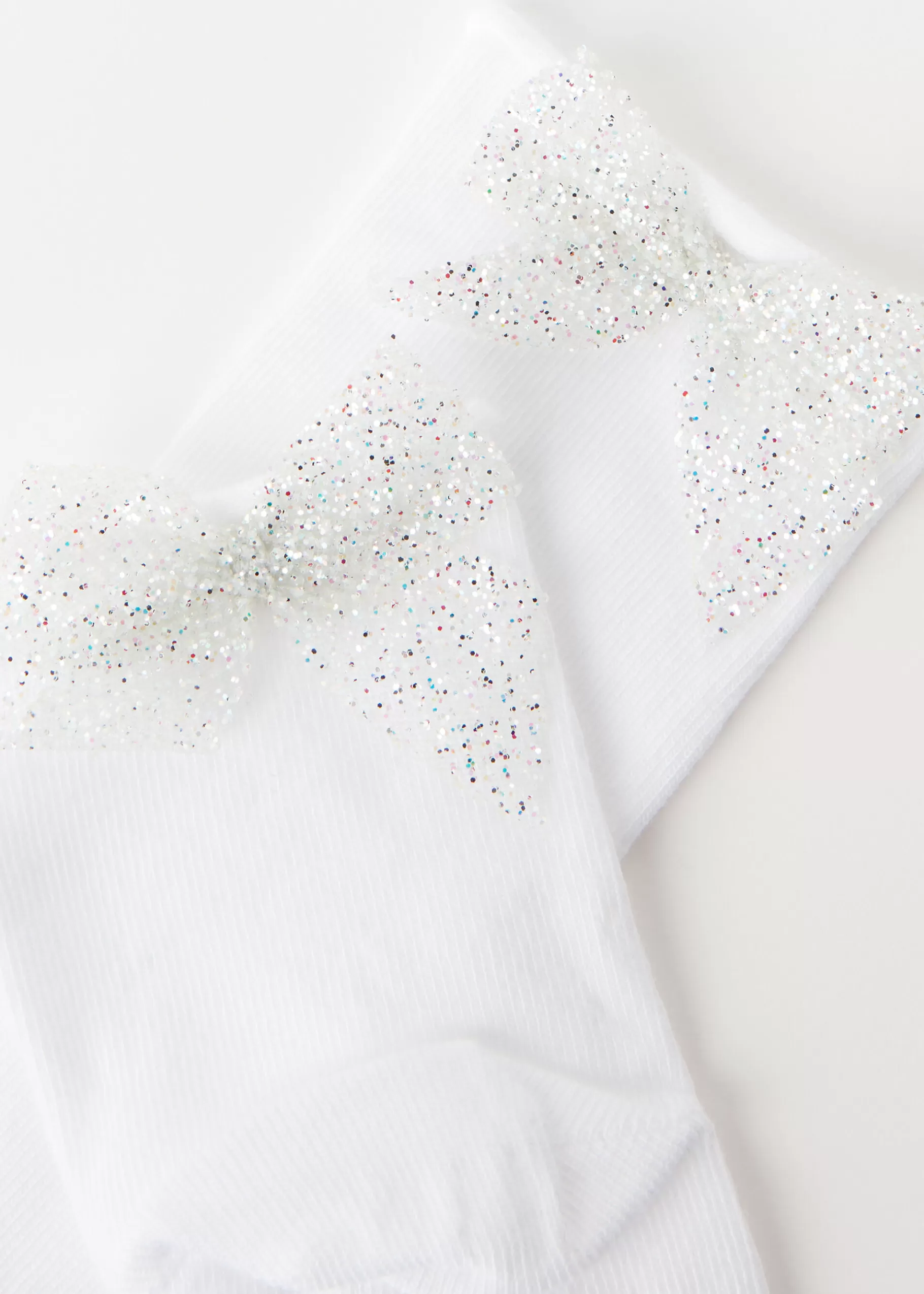 Best Girls' Glitter Bow Short Socks Kids Short Socks