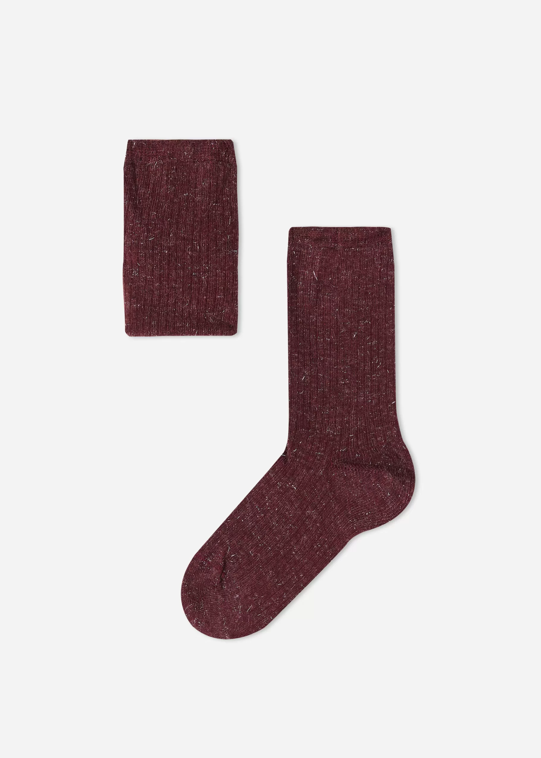 Clearance Girls' Glitter Cashmere Short Socks Kids Short Socks
