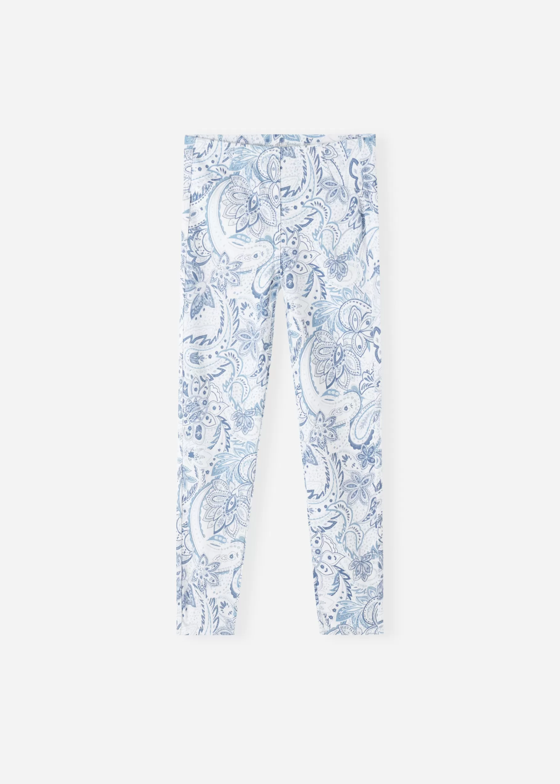 Flash Sale Girls' Paisley Print Denim Leggings Kids Leggings