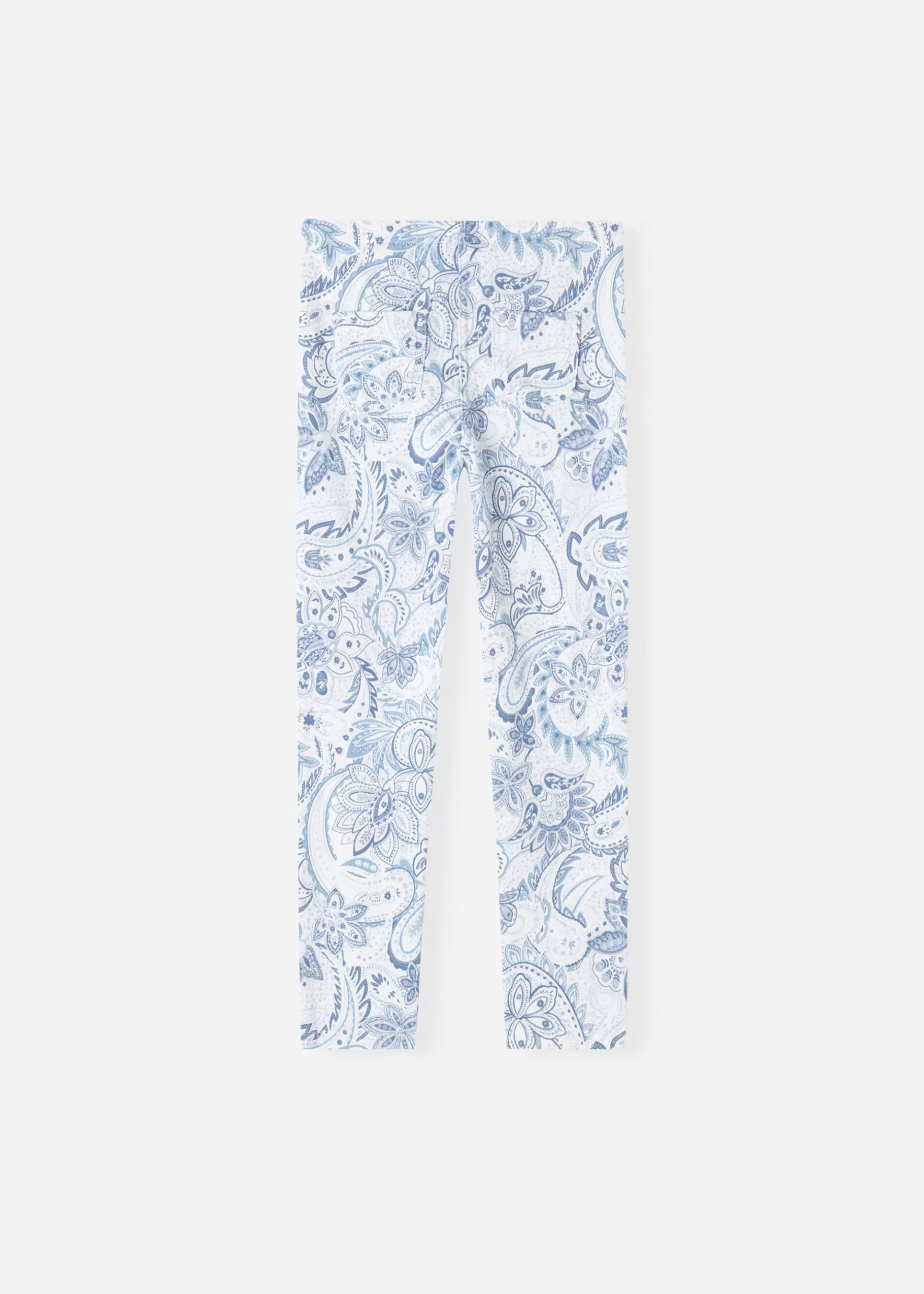 Flash Sale Girls' Paisley Print Denim Leggings Kids Leggings