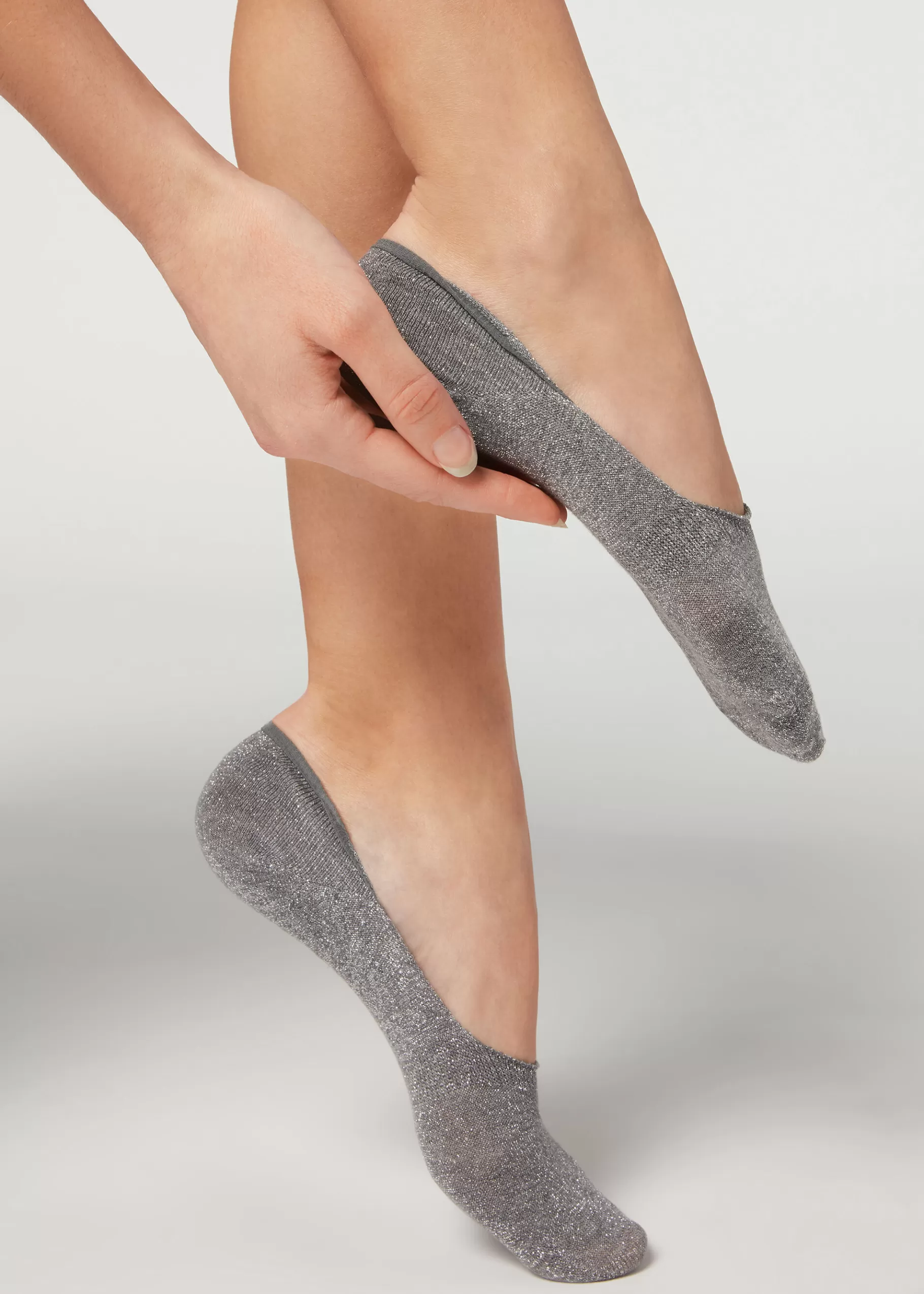 Discount Glitter Cotton Invisible Socks Women Invisible