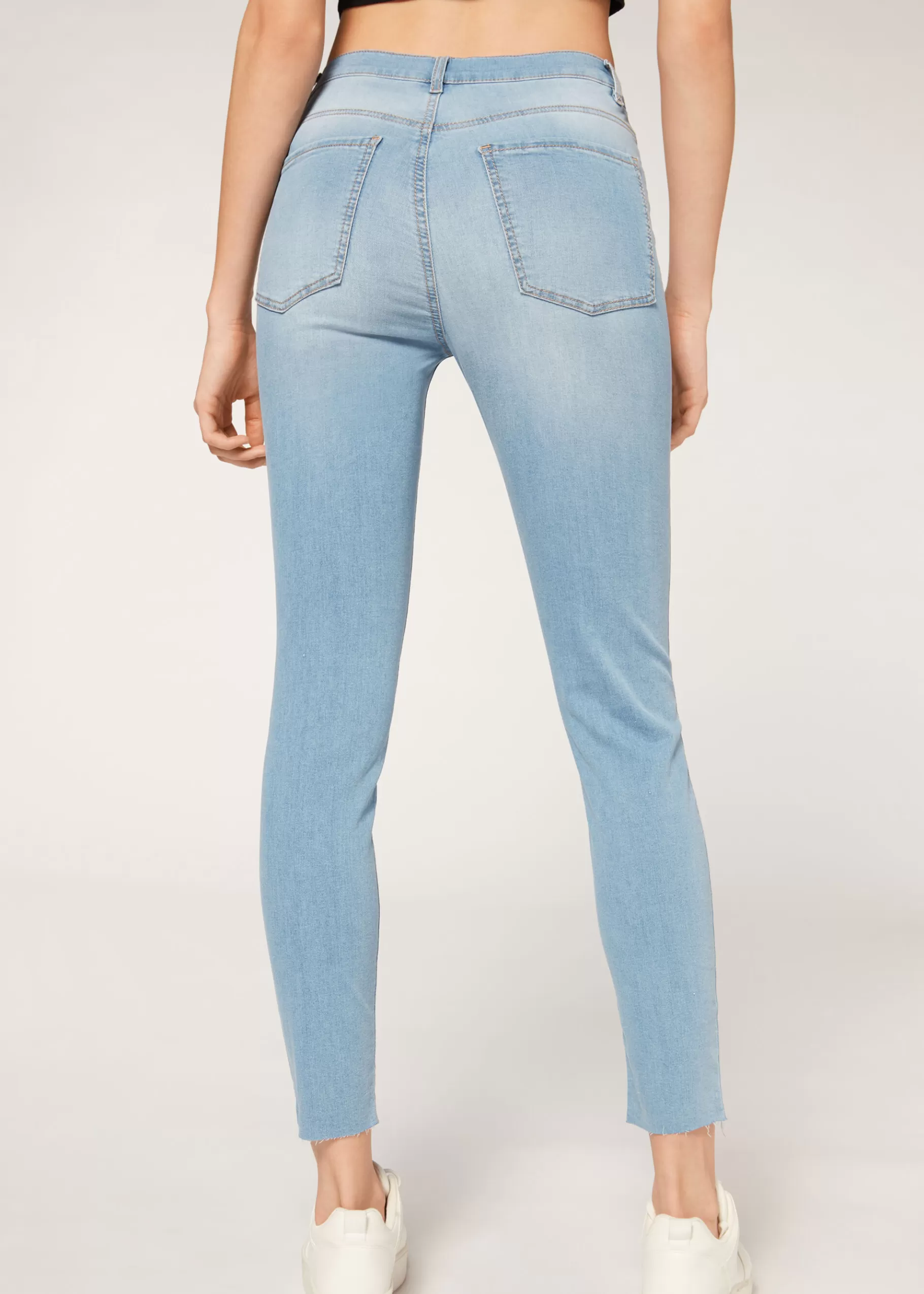 Fashion High Waist Skinny Jeans Women Jeans