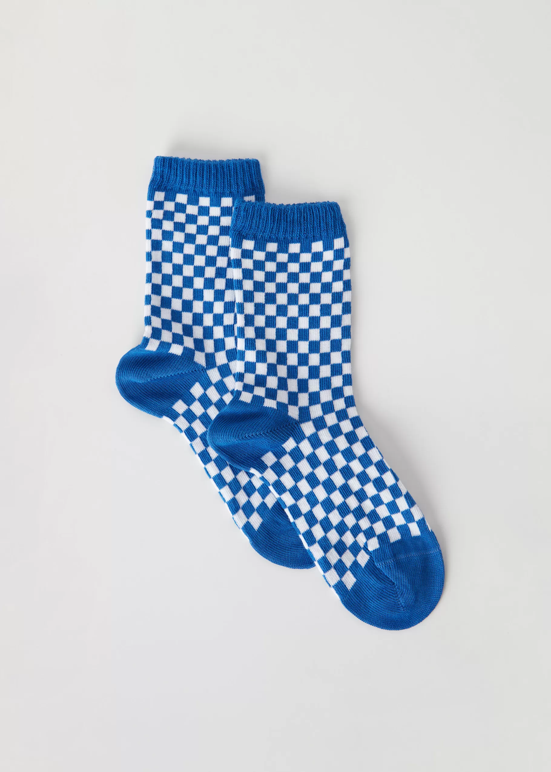 Fashion Kids' Check Short Socks Kids Short Socks