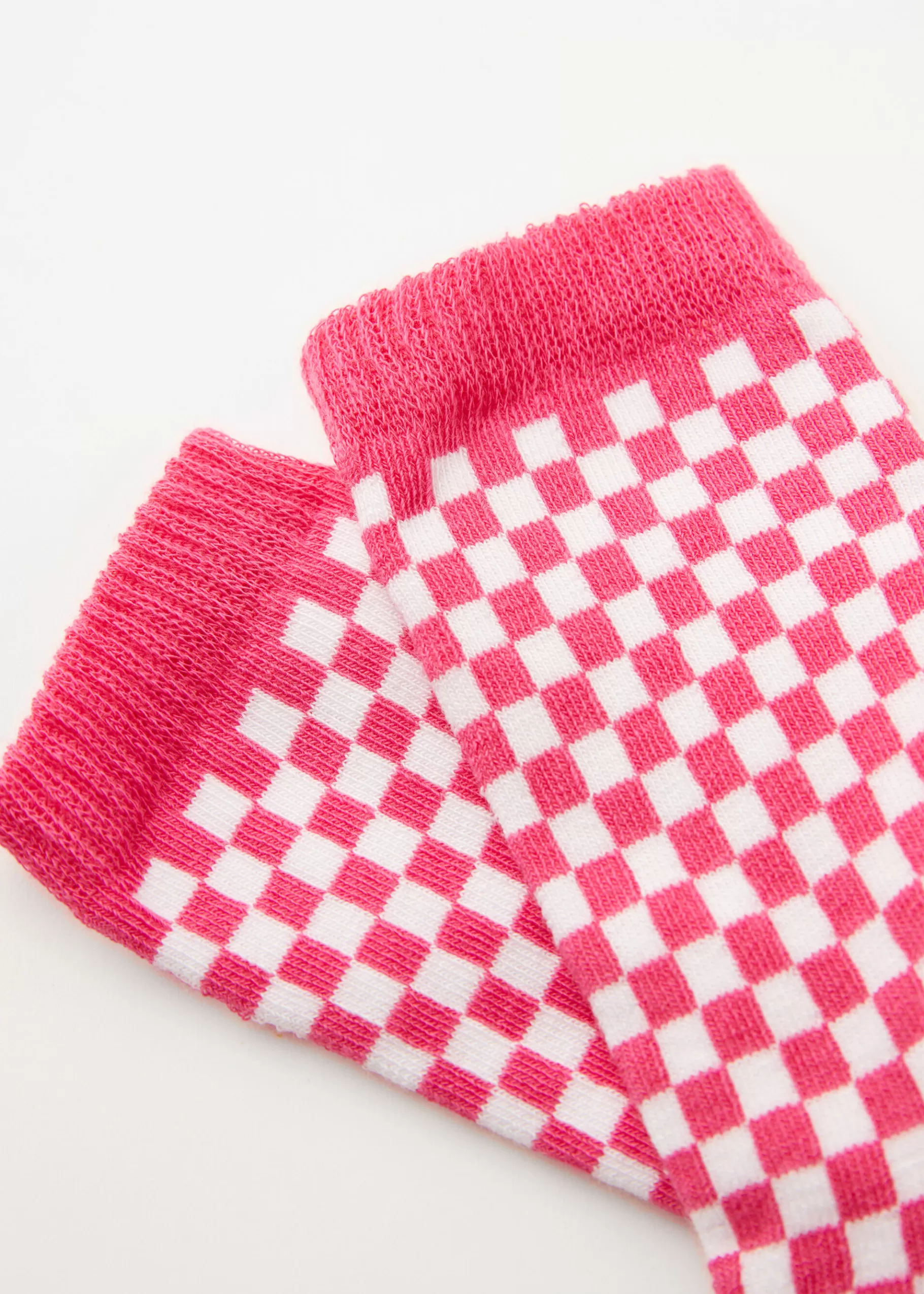 New Kids' Check Short Socks Kids Short Socks