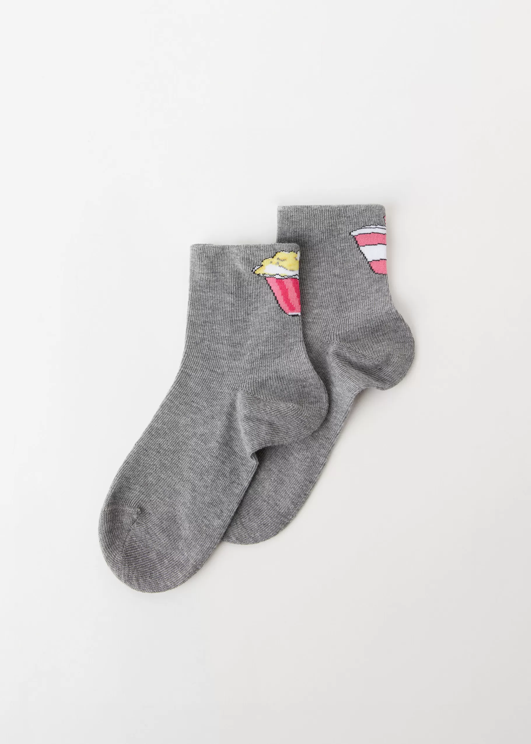 Store Kids' Food Pattern Short Socks Kids Short Socks