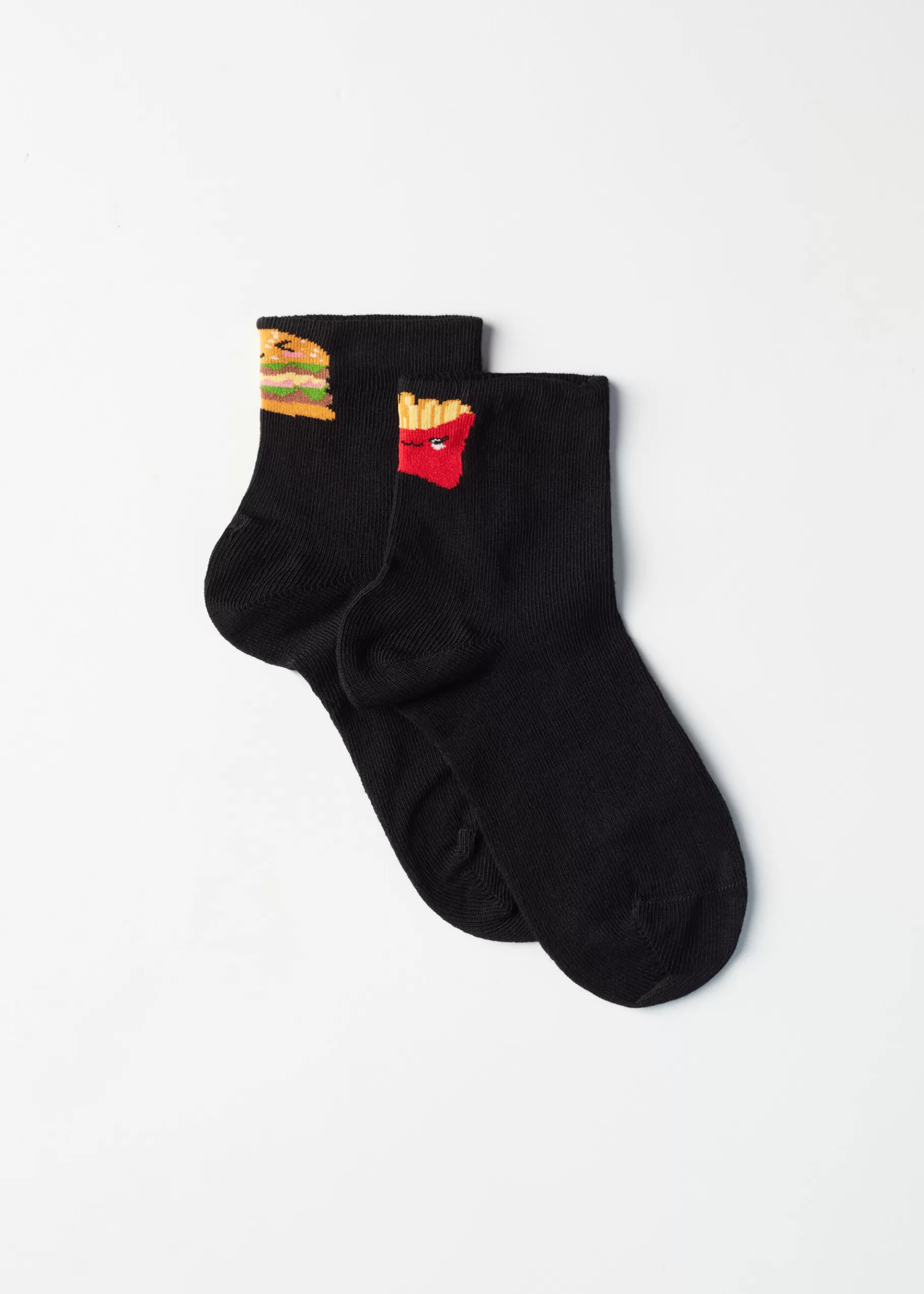 Shop Kids' Food Pattern Short Socks Kids Short Socks