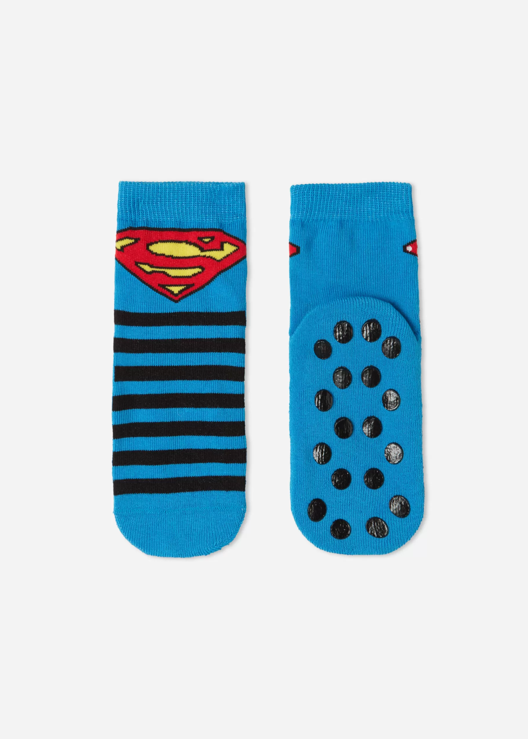 Cheap Kids' Non-Slip Superman Socks Kids Short Socks