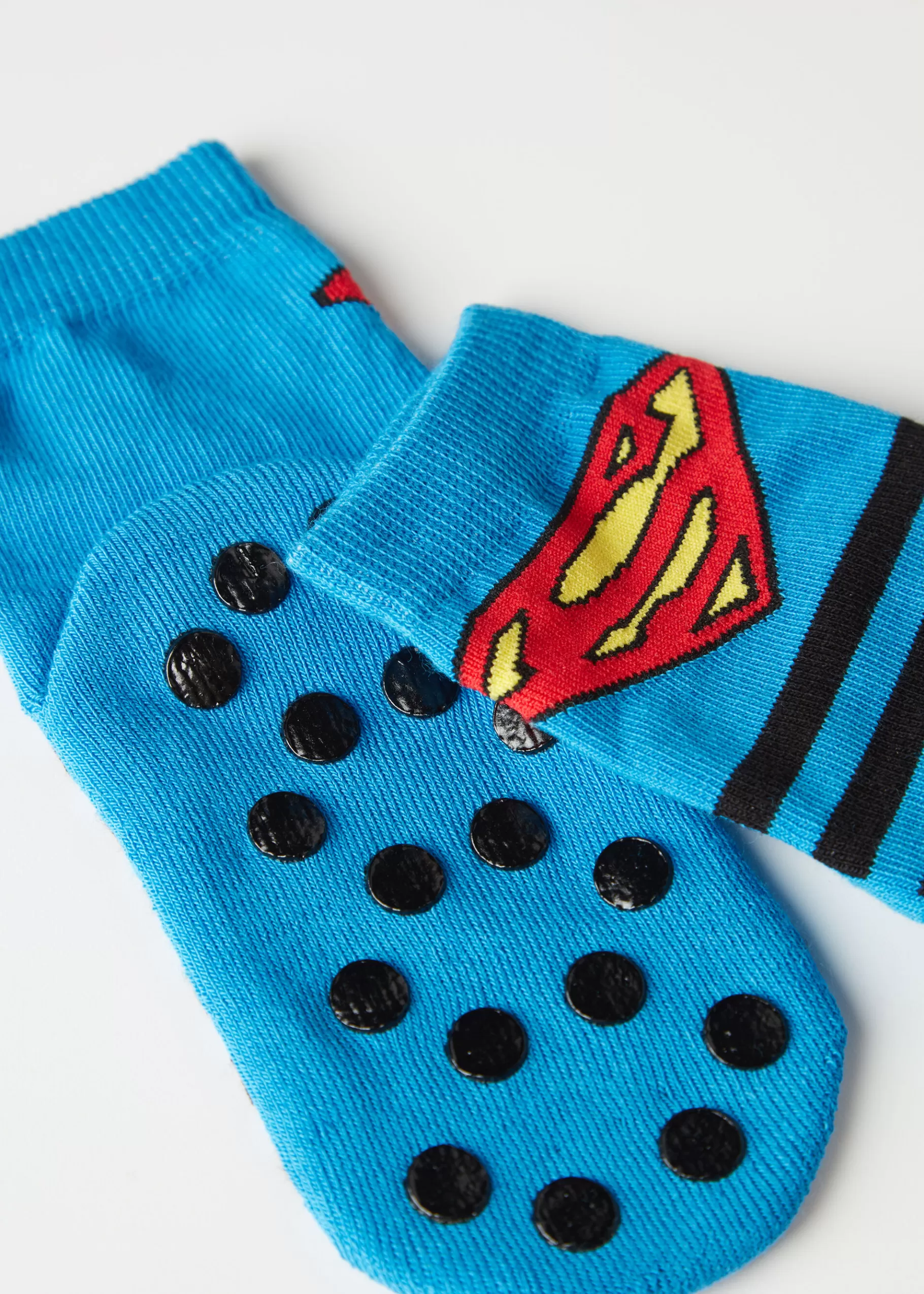 Cheap Kids' Non-Slip Superman Socks Kids Short Socks