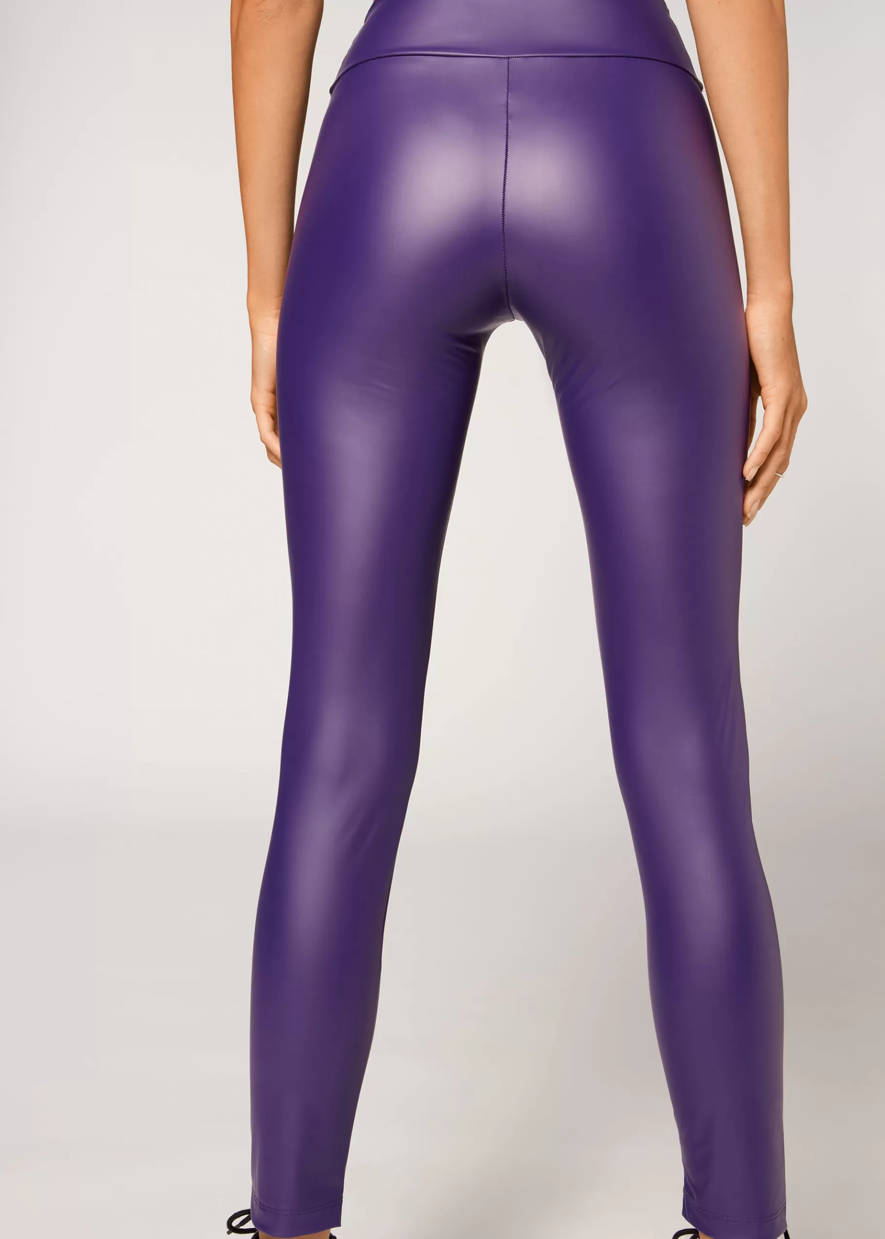 Clearance Leather Effect Leggings Women Leggings