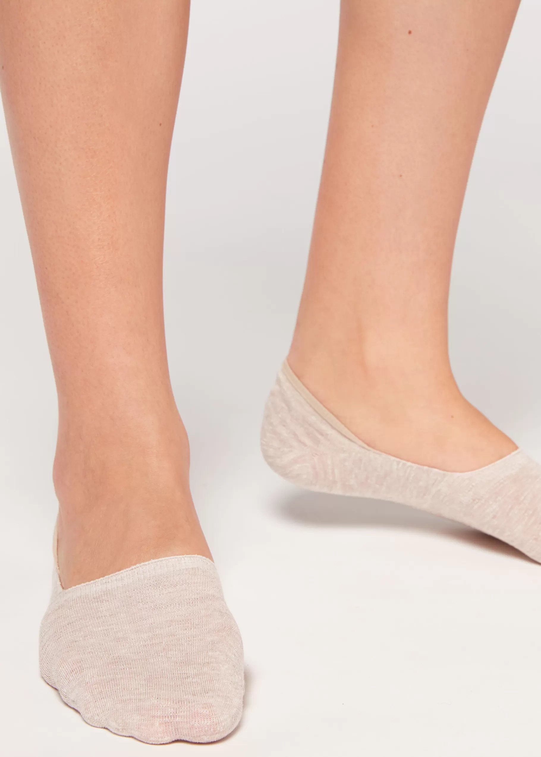 Hot Linen And Viscose Invisible Socks Women Invisible