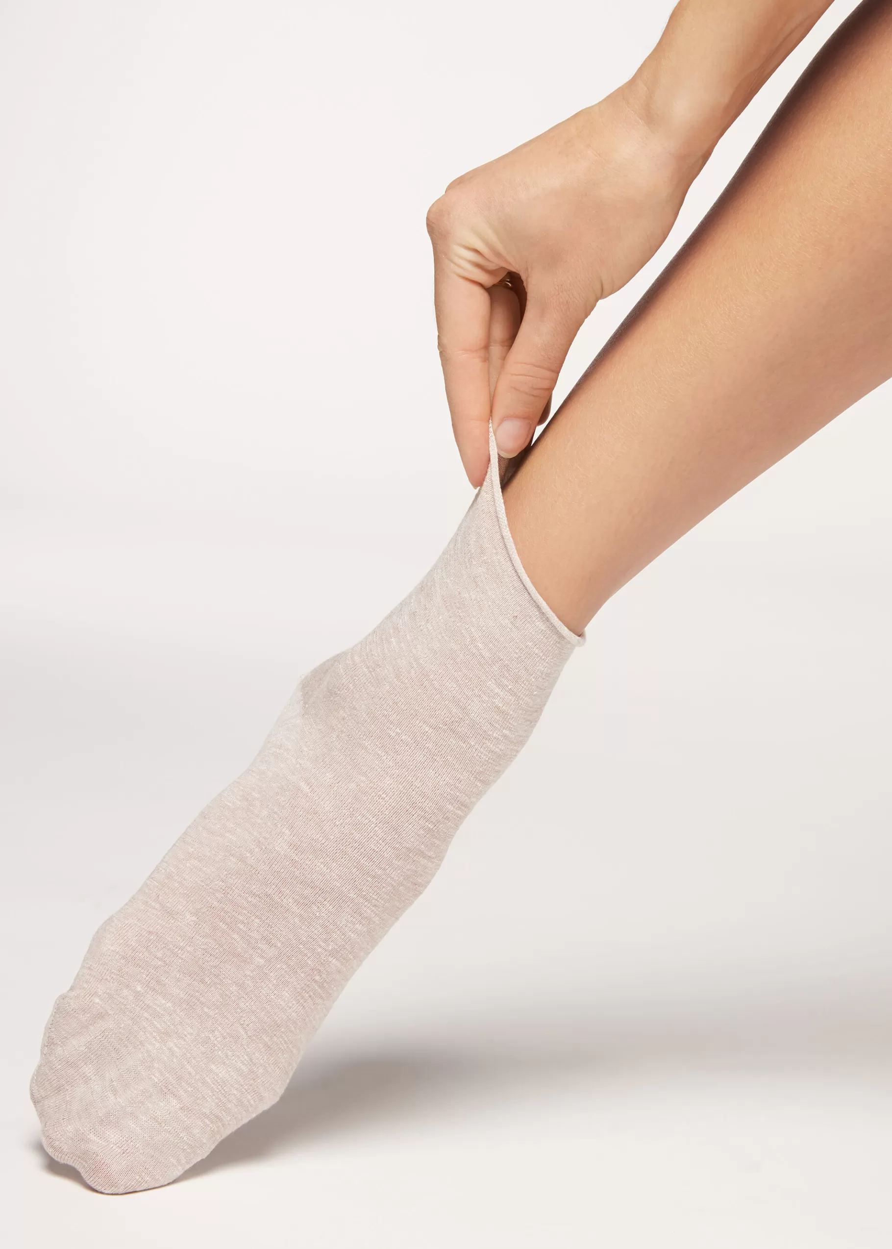 Cheap Linen And Viscose Short Socks Women Short Socks